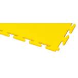 Ecotile E500/7/601. PVC floor tile, yellow, standard, smooth, 4 pieces, 500x500x7 mm