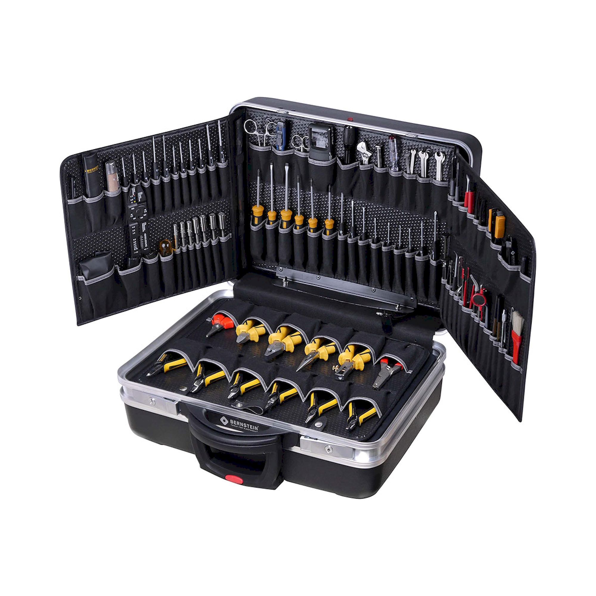 Bernstein 6500-R. Werkzeugkoffer mit Rollen BOSS 113-tlg