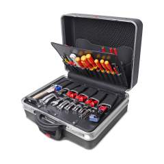 Bernstein 6600-R. tool case with wheels TELECOM 124 pcs