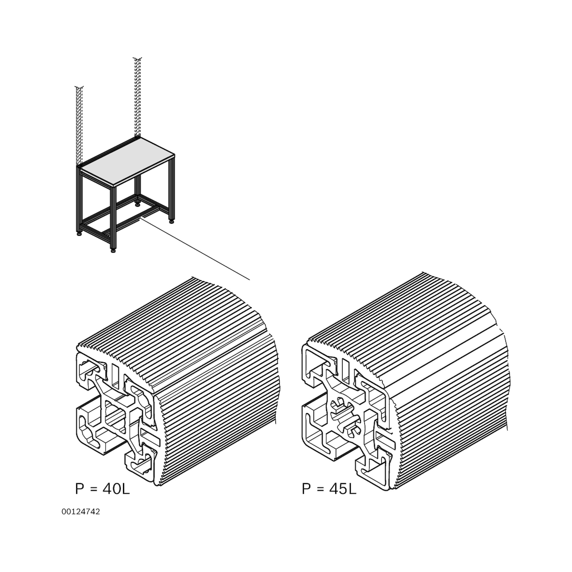 Profilé en caoutchouc ESD pour rainure 10, EPDM, L=30000 mm - Bosch Rexroth 3842562090