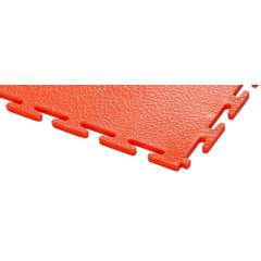 Ecotile E500/7/701. PVC floor tile, red, standard, smooth, 4 pieces, 500x500x7 mm
