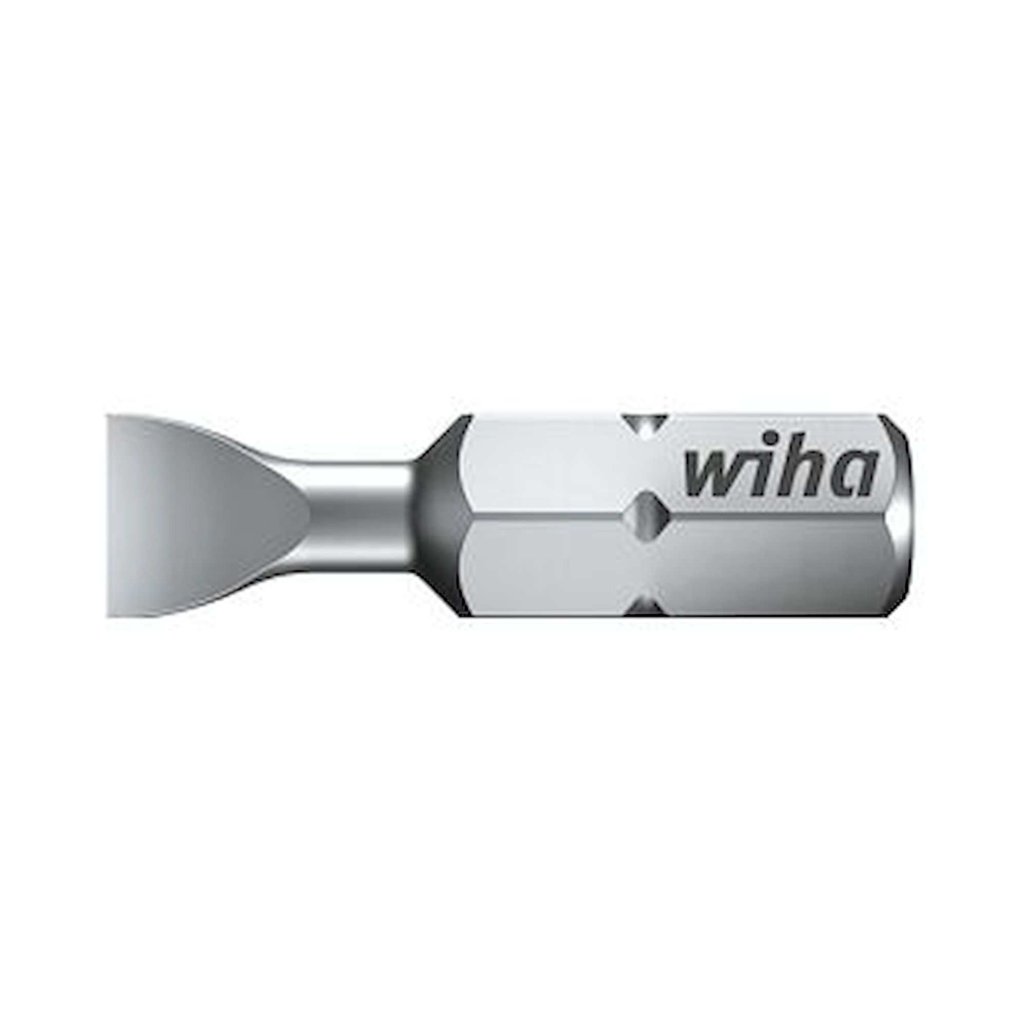 Wiha Bit Standard 25 mm Slotted 1/4" C6,3 (01623)