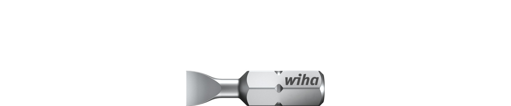 Bit Standard 25 mm Schlitz 6,5 mm, 1/4" C6,3 - Wiha 01626