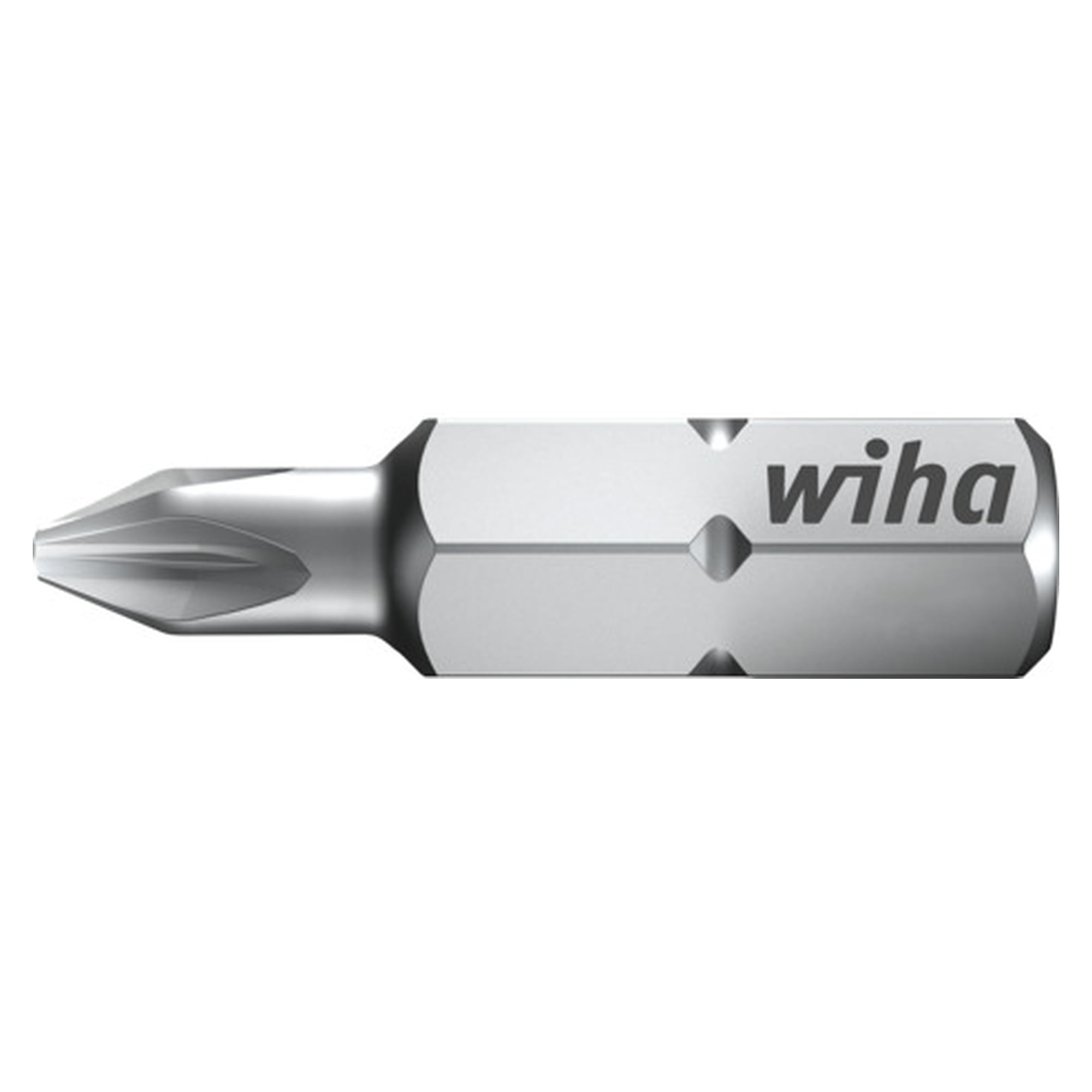 Standard Bit 25 mm Pozidriv PZ1, 1/4" C6.3 - Wiha 01688