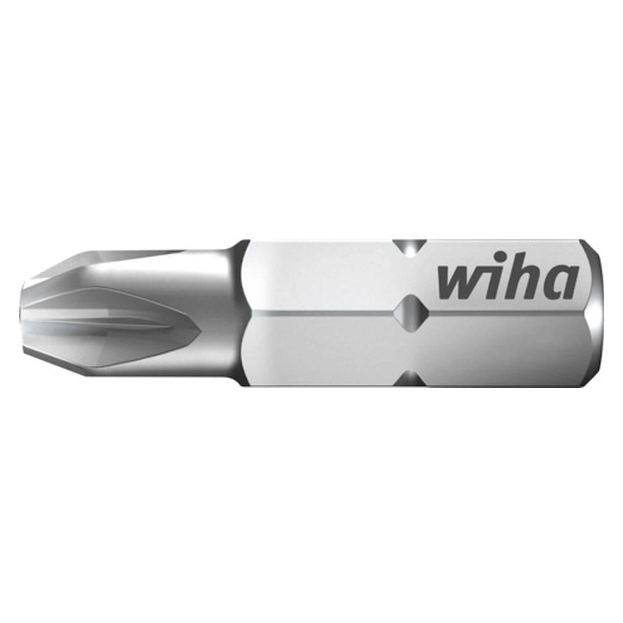 Embout Standard 25 mm Pozidriv PZ3, 1/4" C6,3 - Wiha 01690