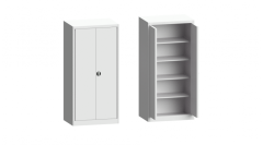 Karl 71.461.70. ESD-Stahlschrank mit Flügeltüren, 920x650x1950 mm