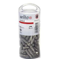 Wiha Bit Standard 25 mm Phillips (PH2), 100-pcs. in bulk pack, 1/4" (40461)