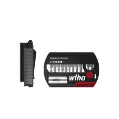 Wiha Bit set FlipSelector Standard 25 mm Mixed, 15-pcs. 1/4" C6,3 with belt clip (39083)