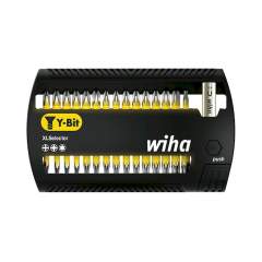 Wiha XLSelector Y bit set, 25 mm Phillips, Pozidriv, Torx, 32-pcs., 1/4" C6,3 (41832)