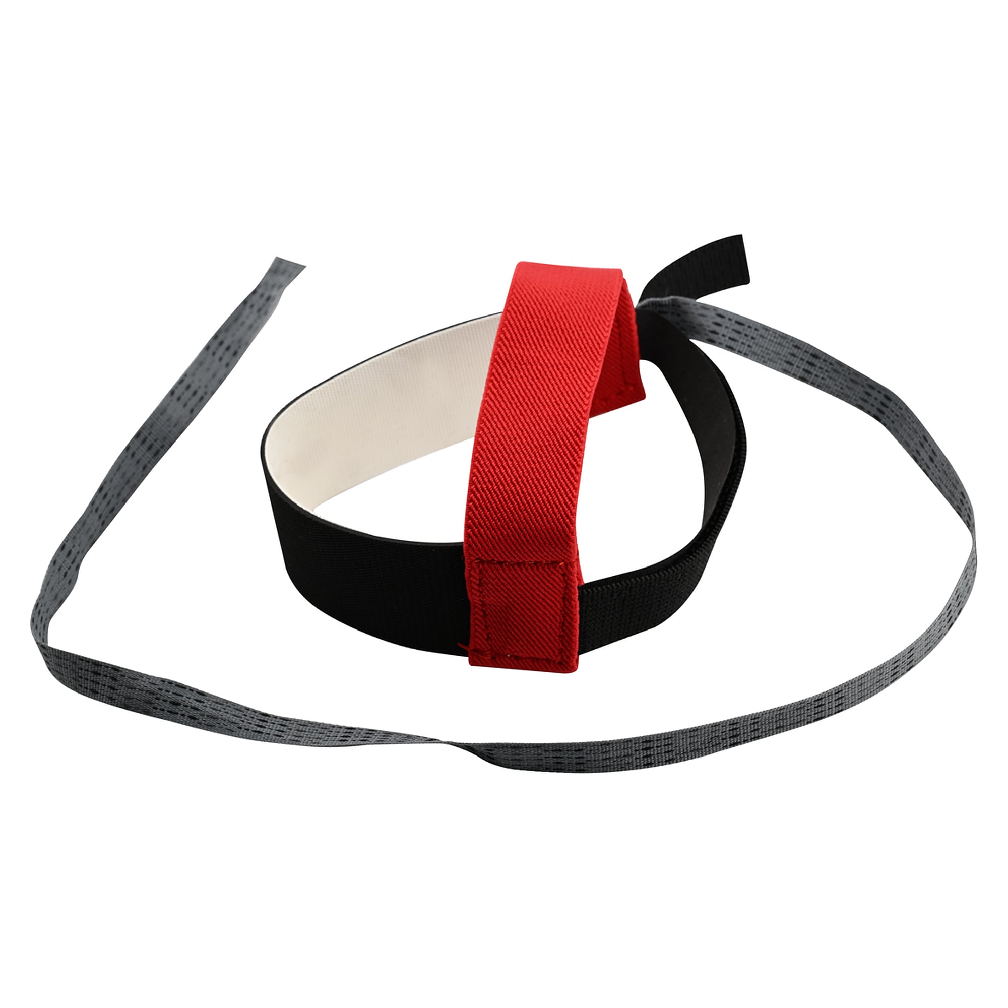 ESD-Fersenband elastisch mit Klettverschluss, schwarz-rot - Bernstein 8-612