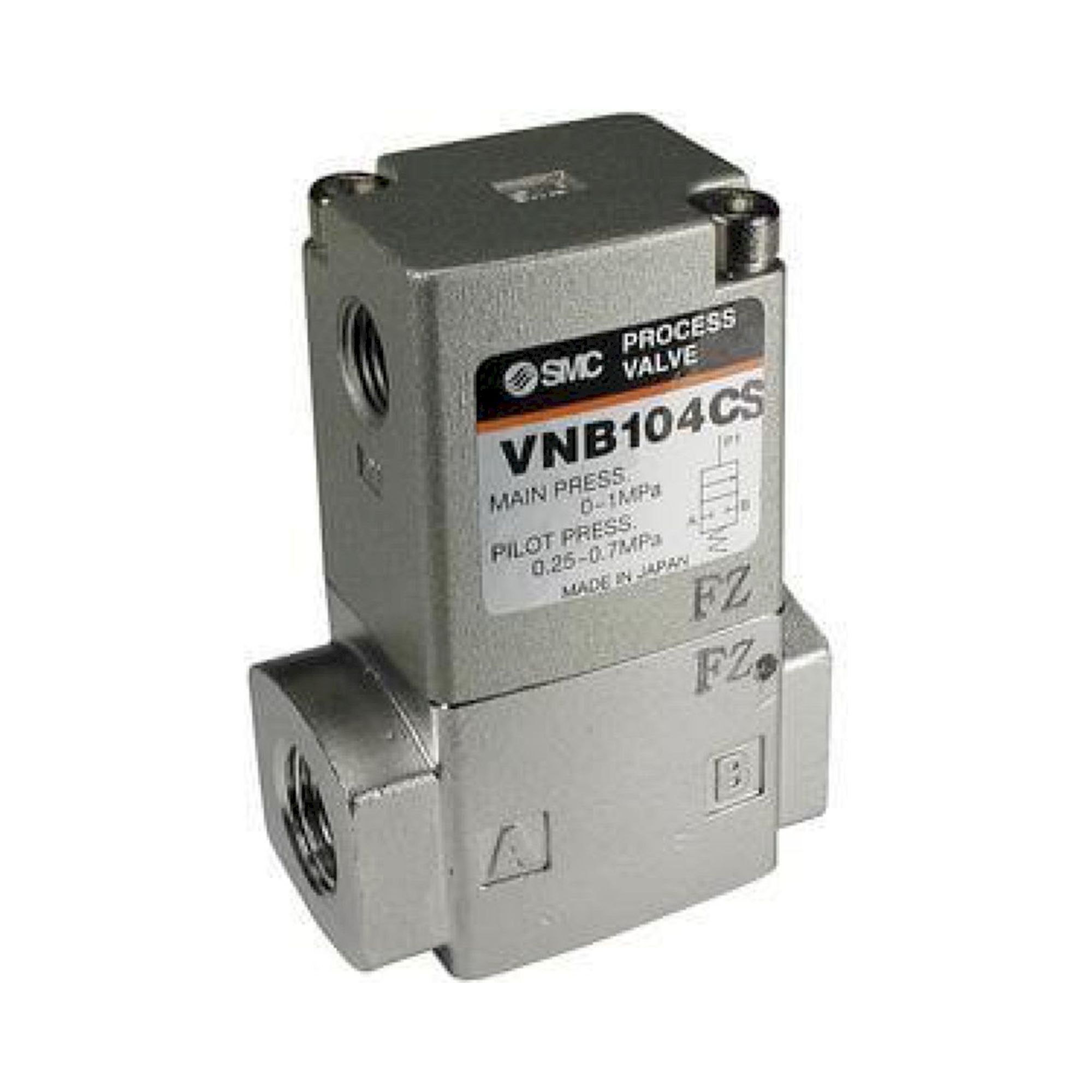 SMC EVNB204A-F15A. VNB, 2/2-Wege-Prozessventil, pneumatisch betätigt