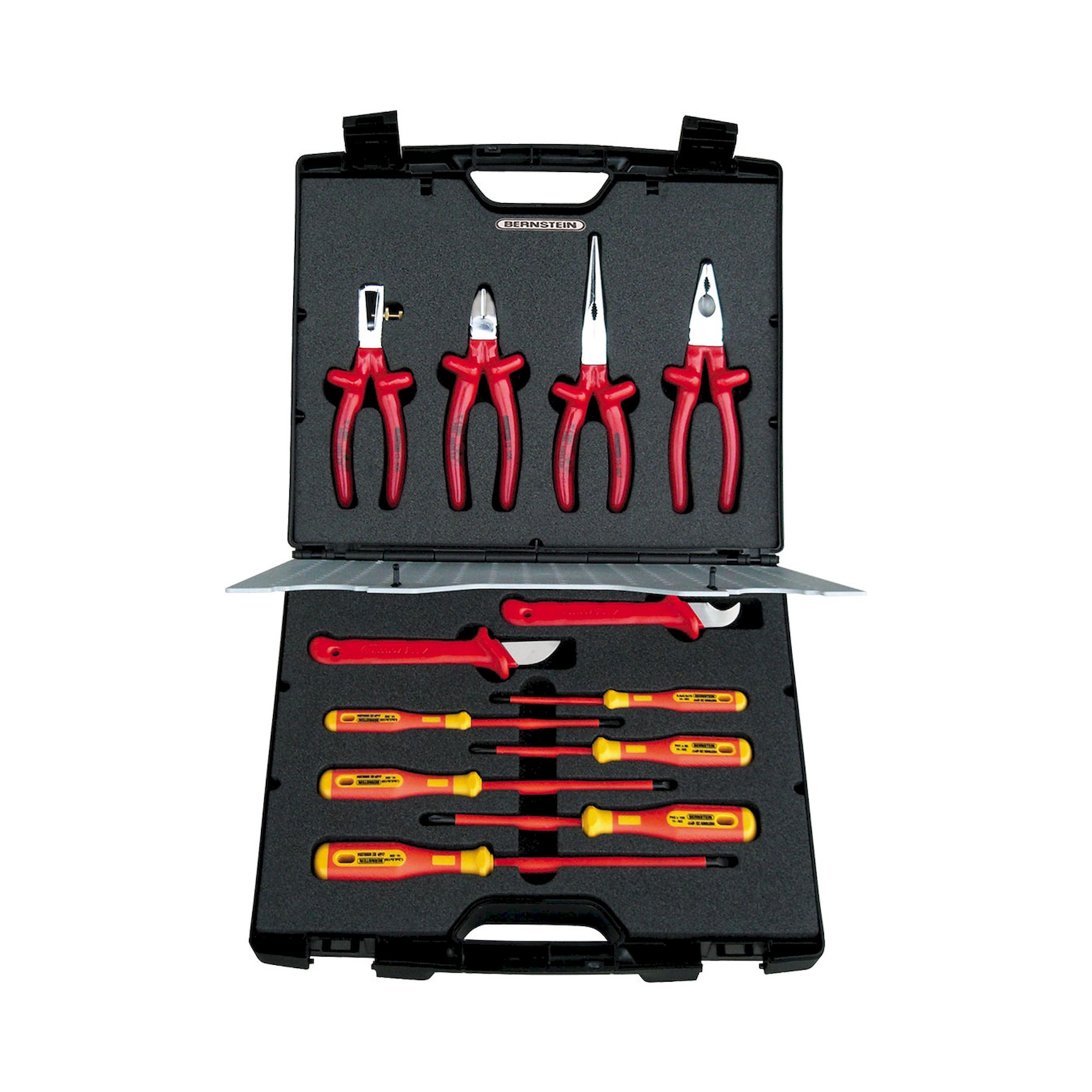 Bernstein 8160-VDE. VDE Werkzeugkoffer Satz 12-tlg