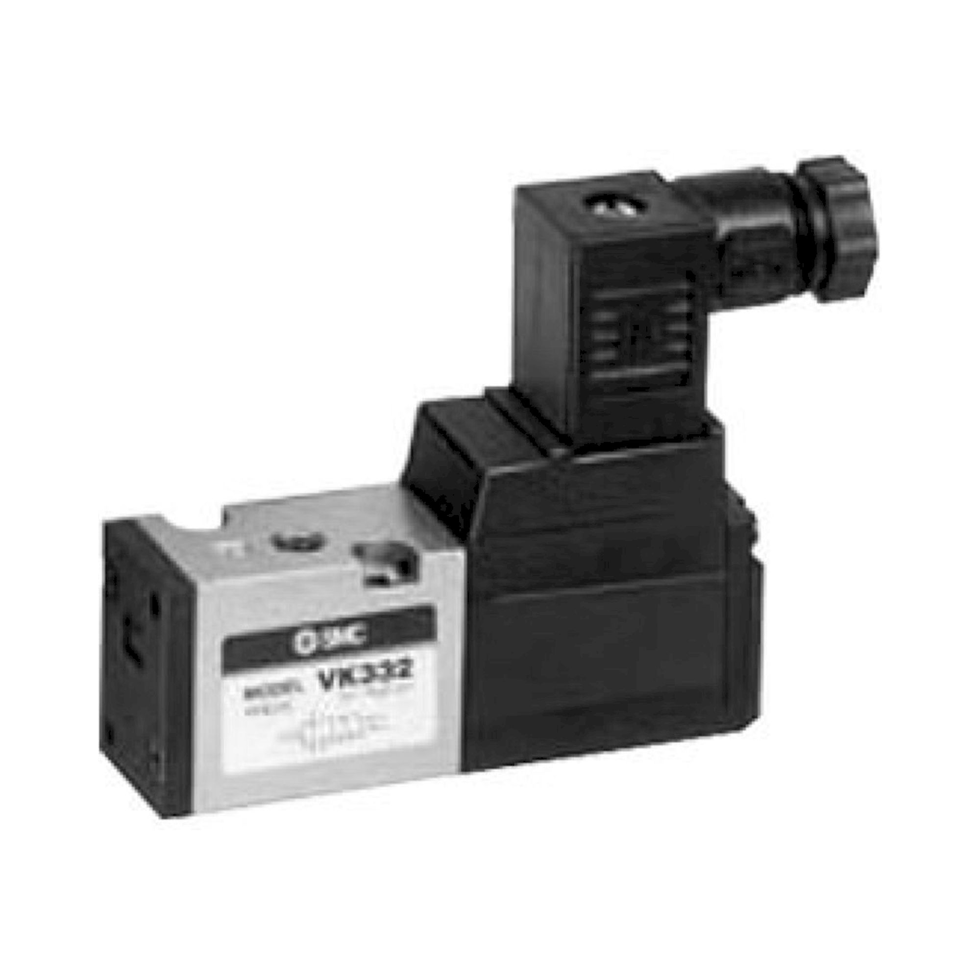 SMC VK332-5DO-M5-Q. VK332, 3 Port Direct Operated Poppet Solenoid Valve, Body Ported