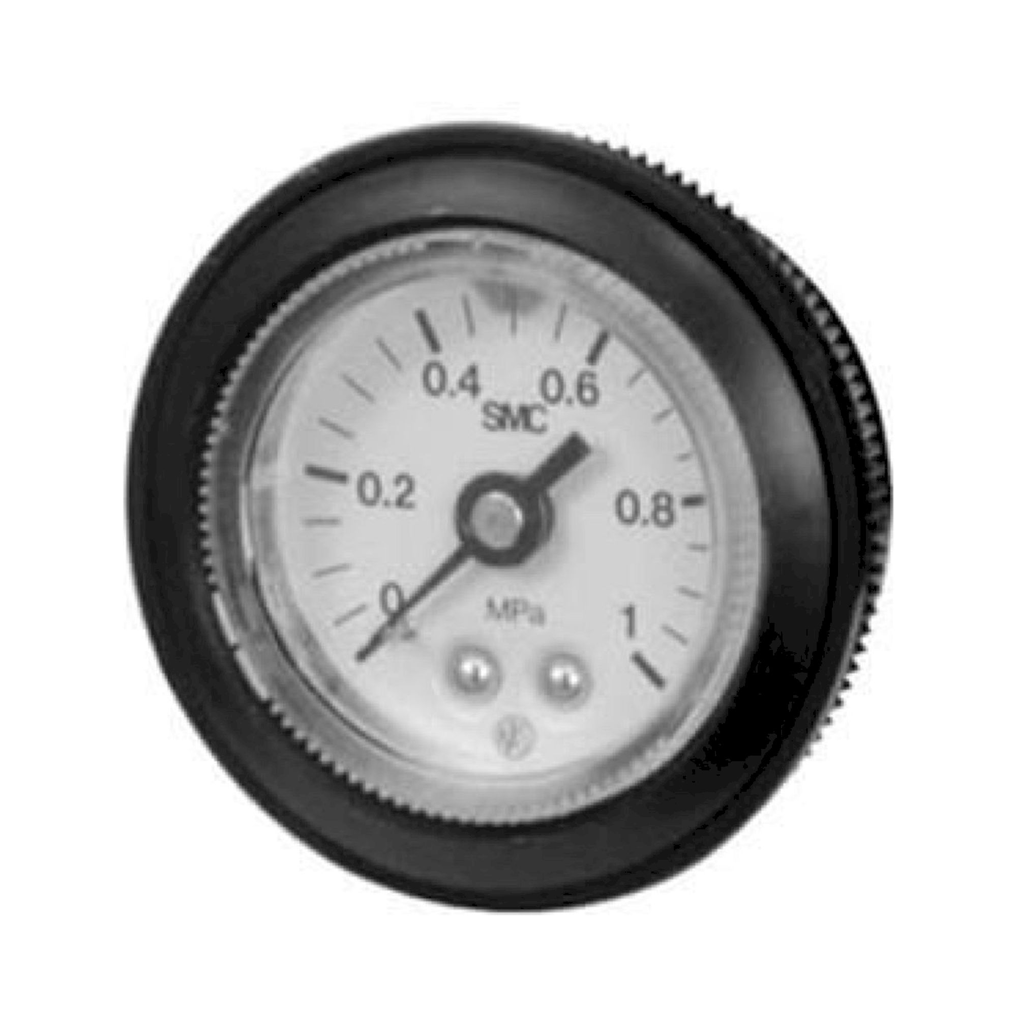 SMC G46-15-02. G(A)46, Manometer für Standardanwendungen mit Grenzwertanzeige mit Gehäusering-Einheit (A.D. 42)