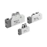 SMC SYA7320-02F. SYA3000/5000/7000, Pneumatisch betätigtes 5/2-, 5/3-Wegeventil / Rohrversion