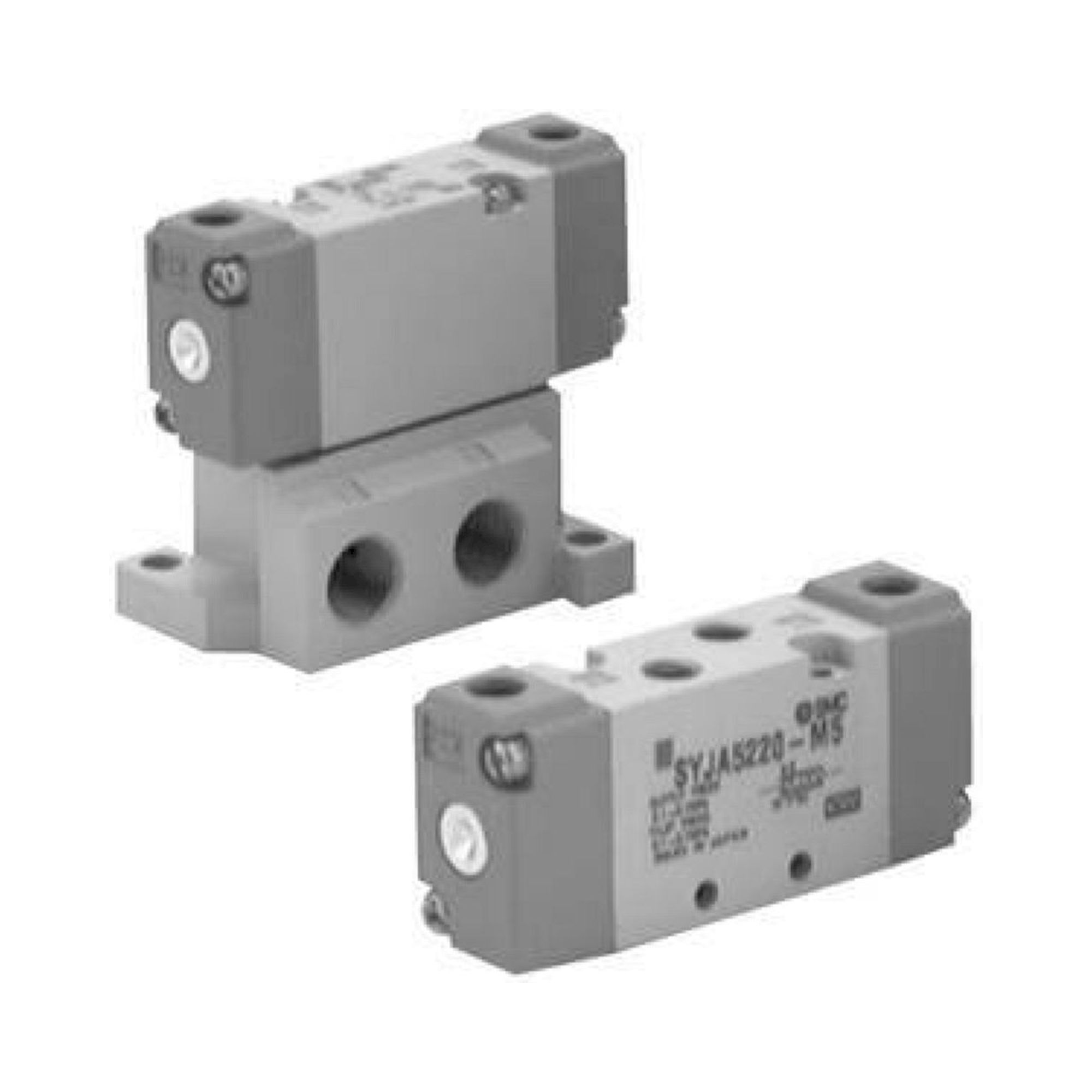 SMC SYJA712-01F. SYJA300/500/700, 3 Port Air Operated Valve / Body Ported