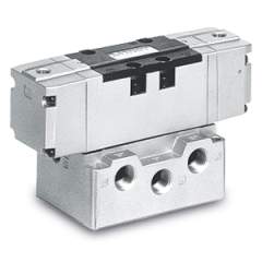 SMC EVSA7-8-FJG-D-2. VSA7-8, ISO Interface Pneumatisch betätigtes ventil, Größe 2