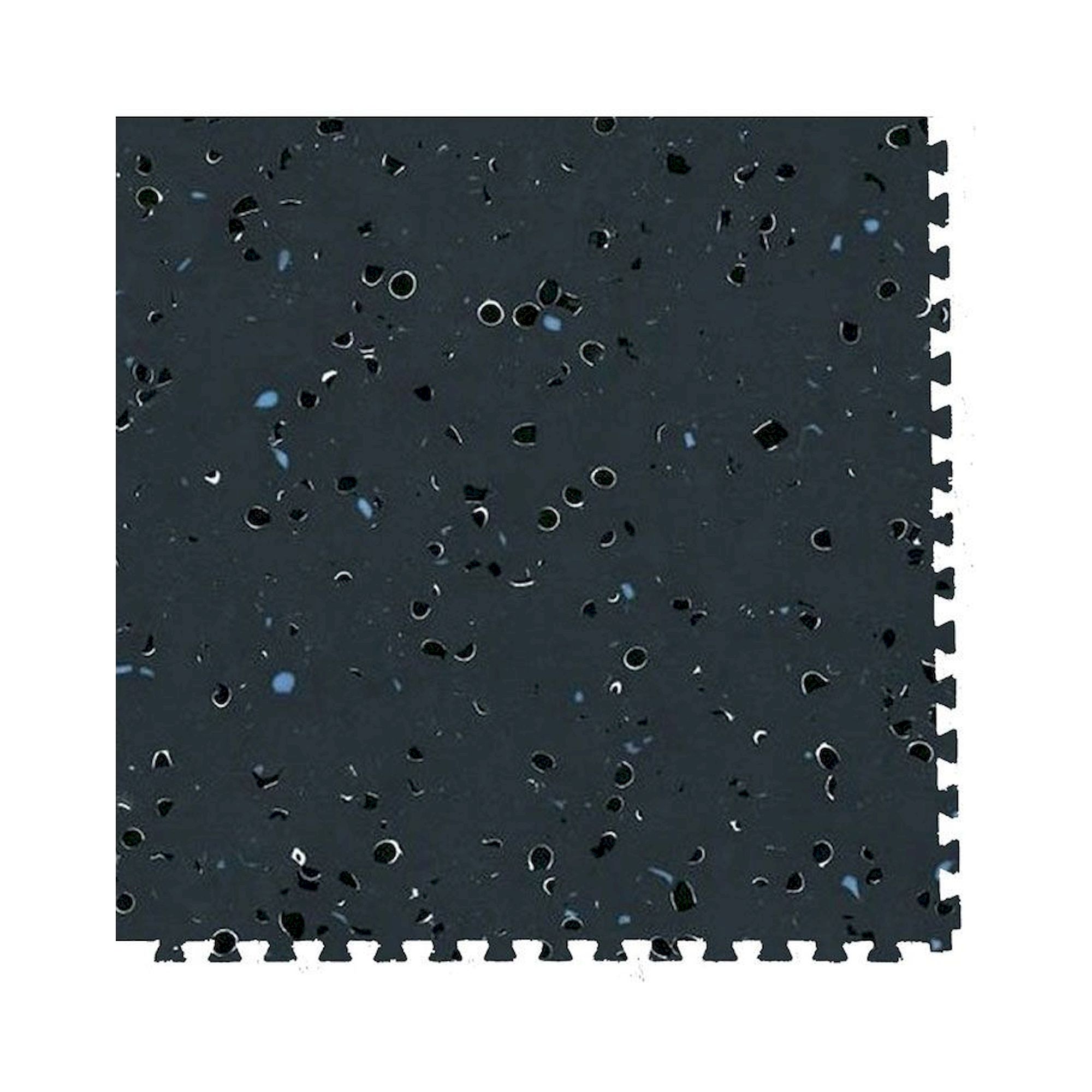 ESD Bodenpuzzle-Eckfliese GTI EL5 CONNECT, 31,0 x 31,0 cm, Dicke 6 mm, Farbe: 0351 Black