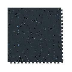 ESD Bodenpuzzle-Eckfliese GTI EL5 CONNECT, 31,0 x 31,0 cm, Dicke 6 mm, Farbe: 0351 Black