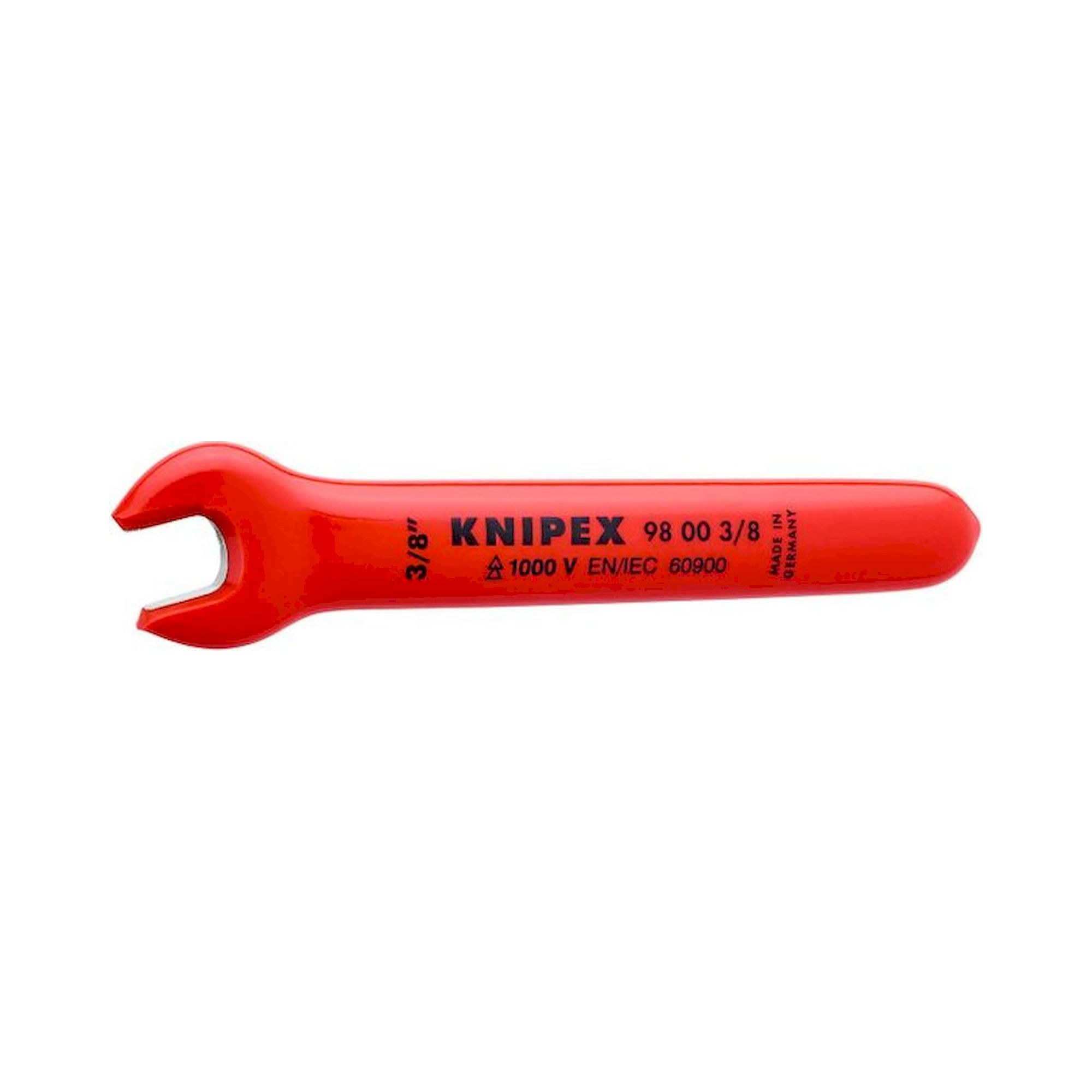 Knipex 98 00 3/8". Wrench, chrome-platedw position 15 °, wrench size 3/8 ", 108 mm