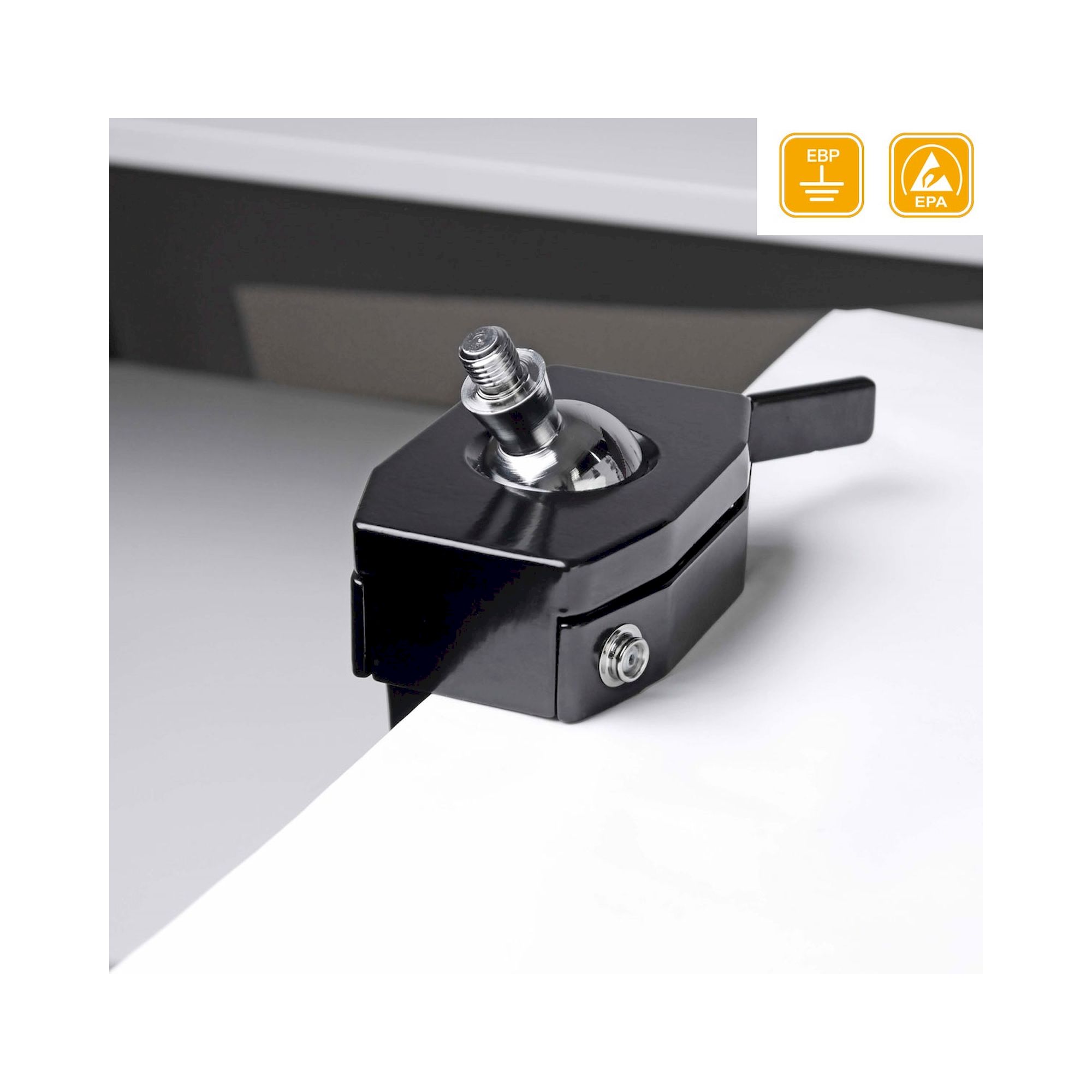 Bernstein 9-251-ESD-SET1. ESD ball joint holder (clamping) dissipative + earth bonding point + cable