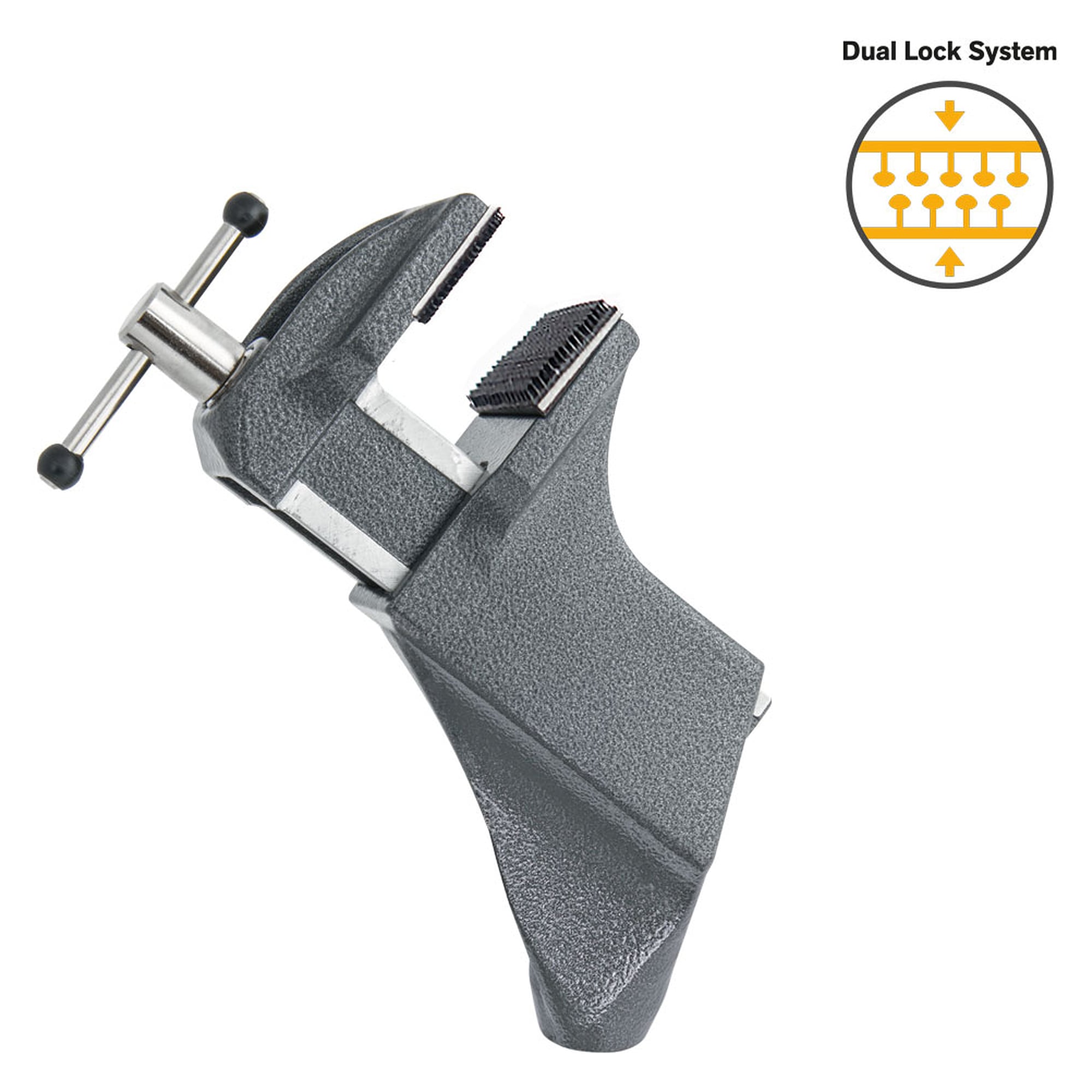 Tête vissable SPANNFIX à rotule et mors plastique à changement rapide 50 mm, largeur 70 mm - Bernstein 9-252-K