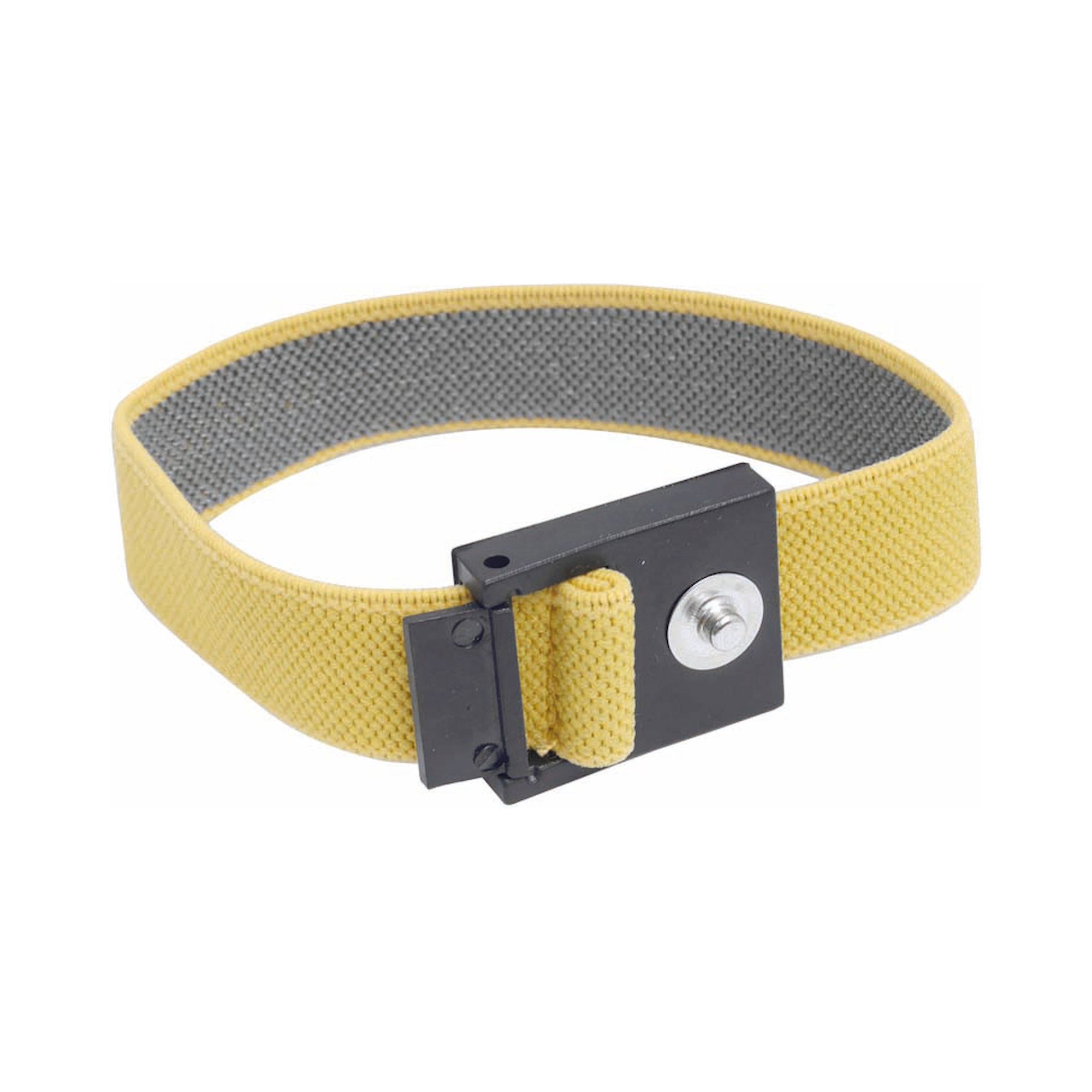 Bernstein 9-341-1. ESD contact bracelet fit for 3-4 mm press button, yellow