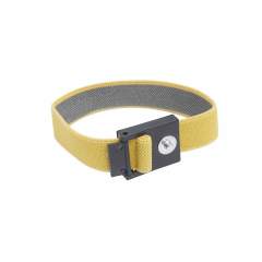 Bernstein 9-341-1. ESD contact bracelet fit for 3-4 mm press button, yellow