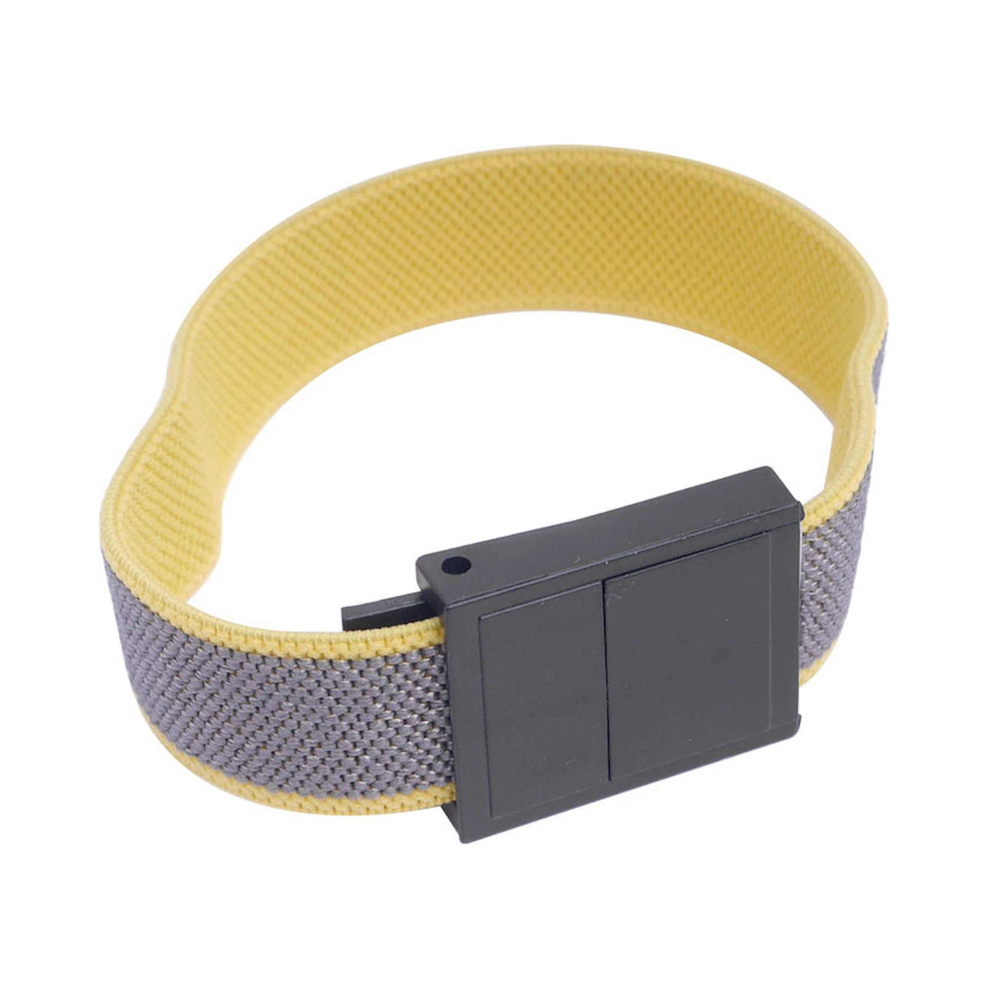 Bernstein 9-341-1. ESD contact bracelet fit for 3-4 mm press button, yellow