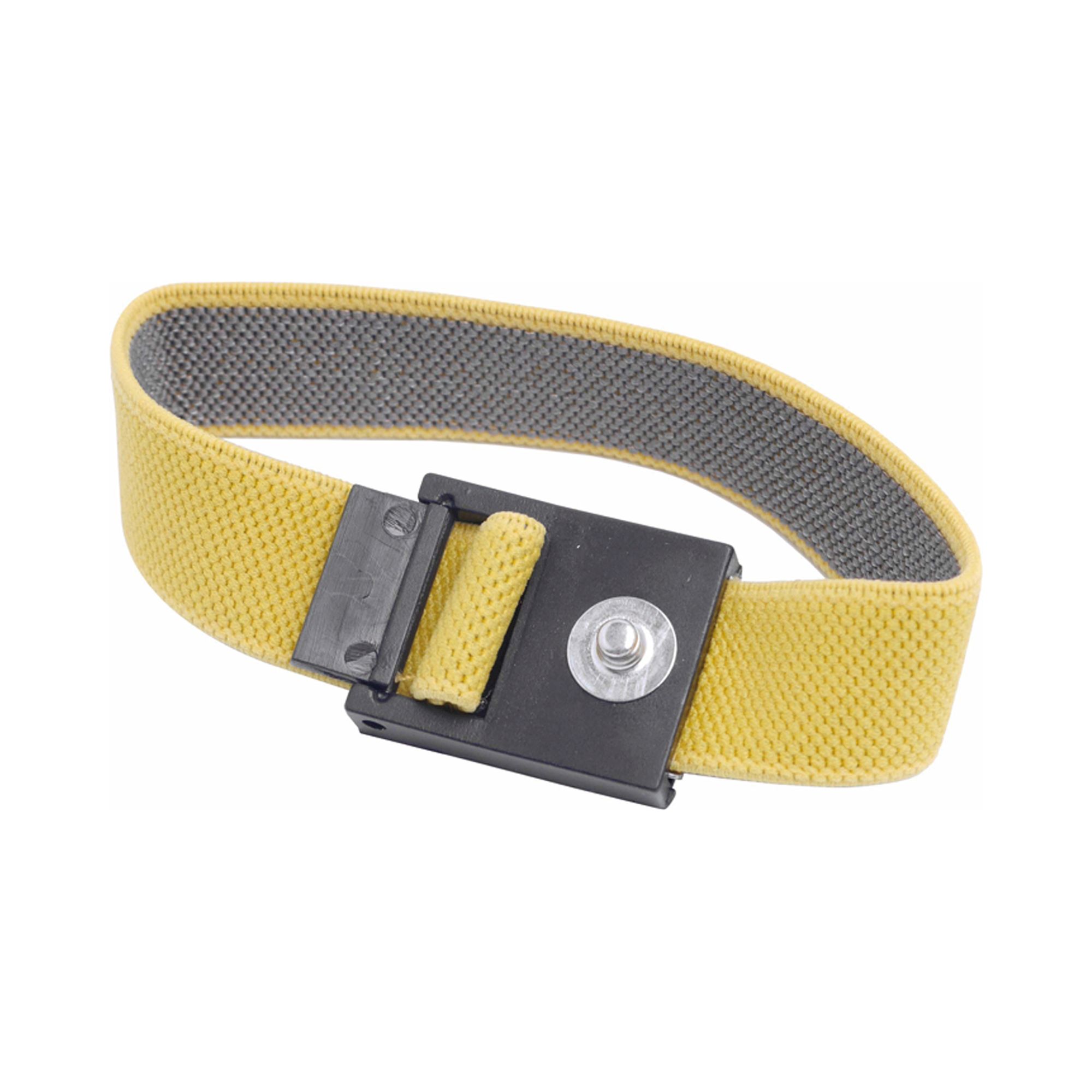 Bernstein 9-341-1. ESD contact bracelet fit for 3-4 mm press button, yellow