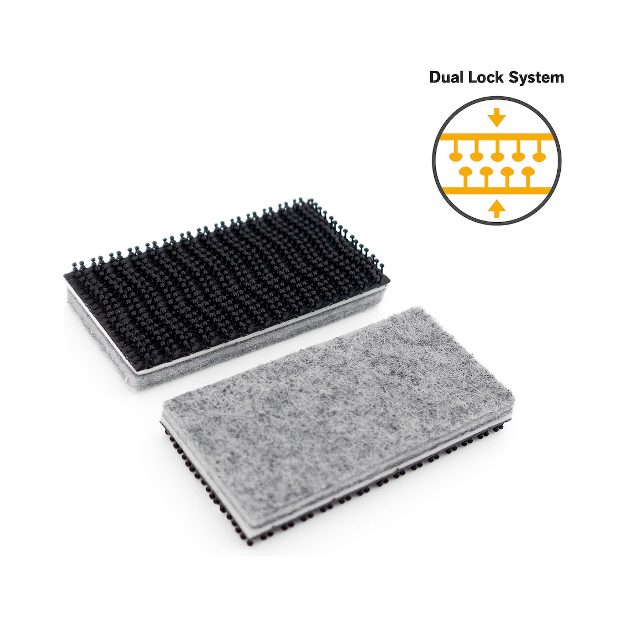 Bernstein 9-900-K50-FILZ. Schutzbacken zum Ankletten mit Filz 50 mm (Paar)