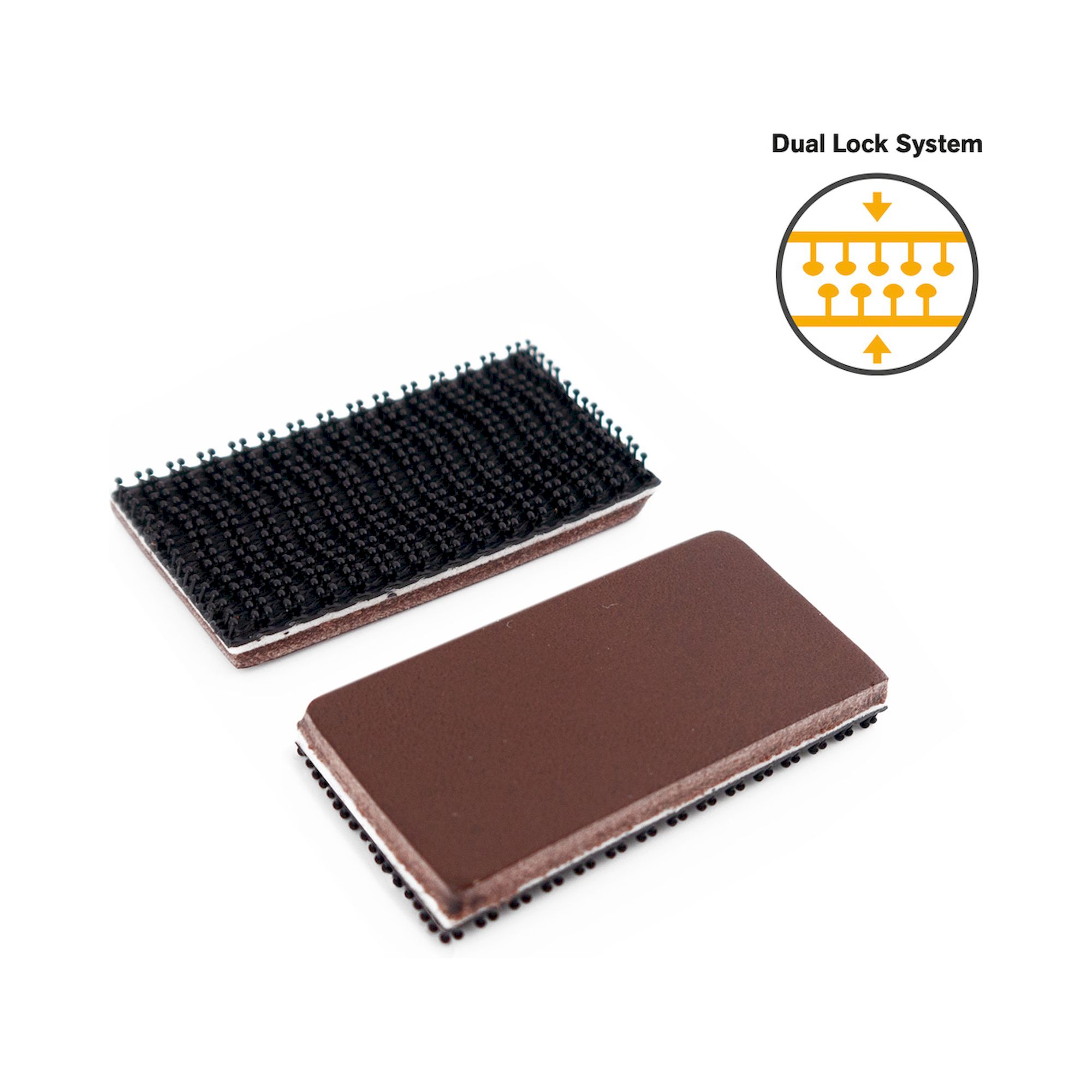 Bernstein 9-900-K50-LEDER. protective jaws for velcro with leather 50 mm (pair)