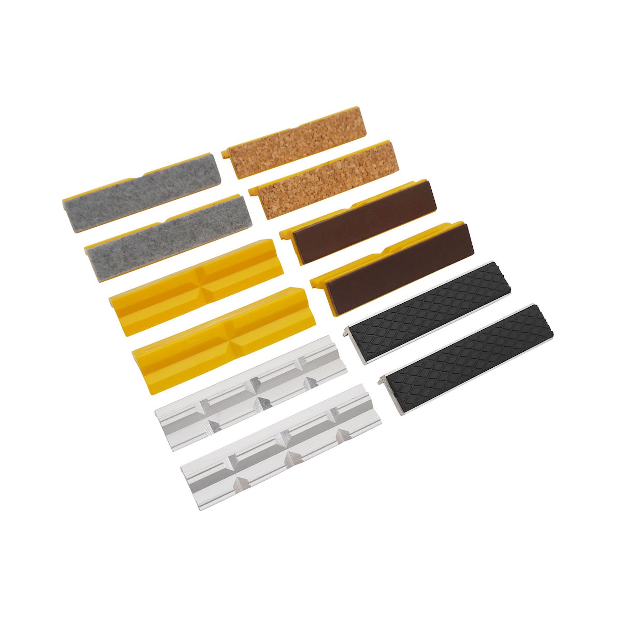 Bernstein 9-900-SET-125. SET protective jaws 125 mm plastic leather cork felt rubber aluminum