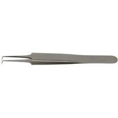 Dumont 0302-5/90-PO. Tweezers type 5/90, very fine tips, bent 90°, stainless steel