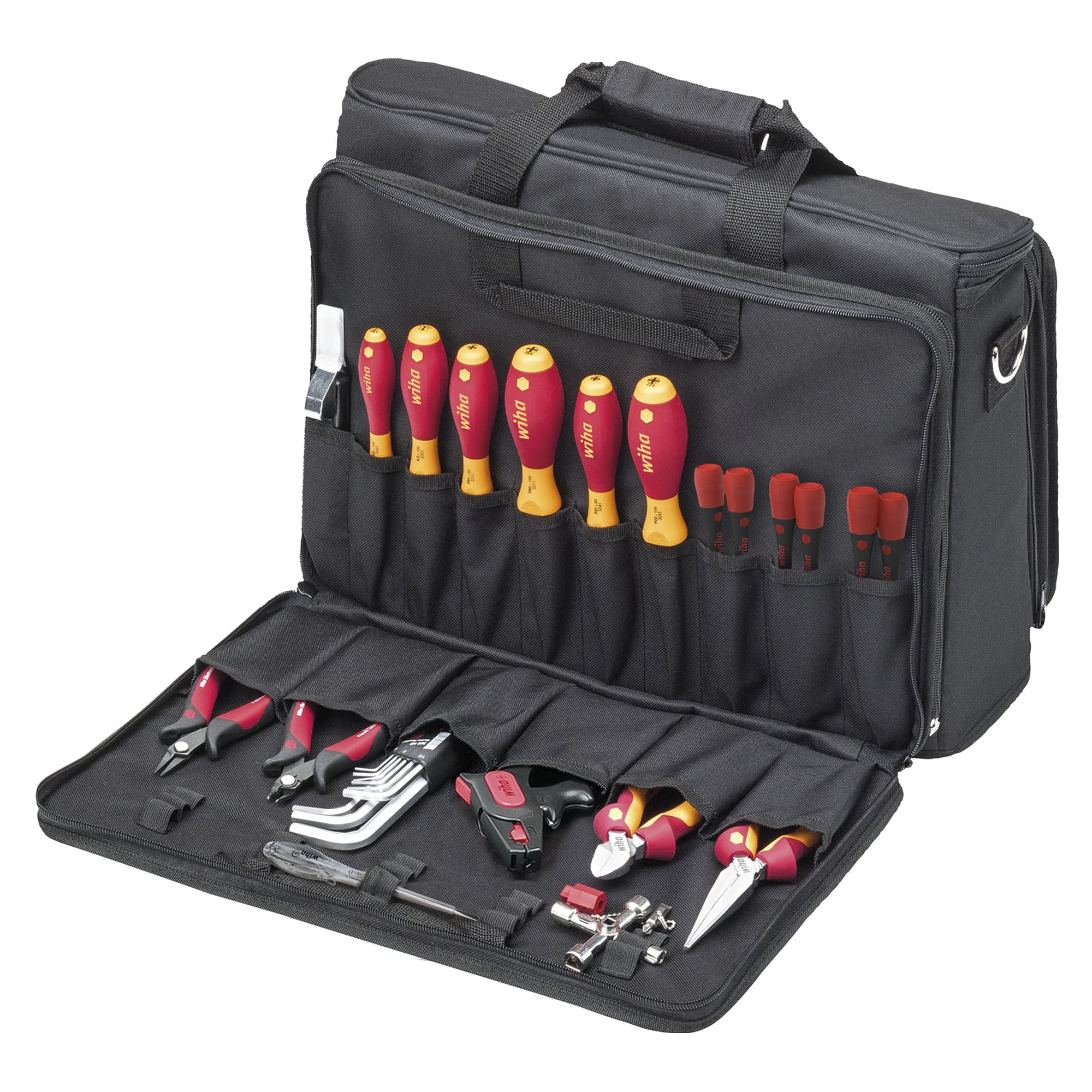 Werkzeug-Set Service-Techniker, 30-tlg. inkl. Tasche, VDE 1000 V - Wiha 43879