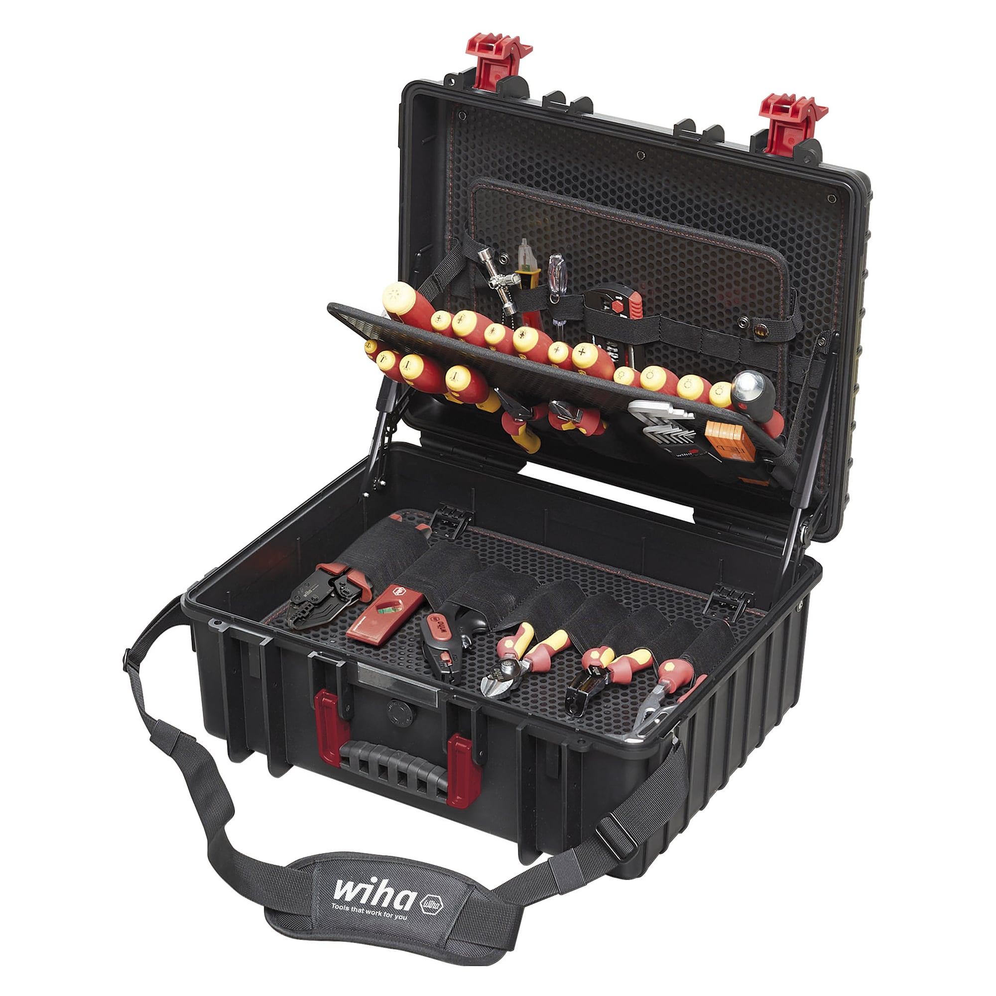 Werkzeugkoffer XL electric 81-tlg. für Elektriker bis 1.000 V AC - Wiha 40523