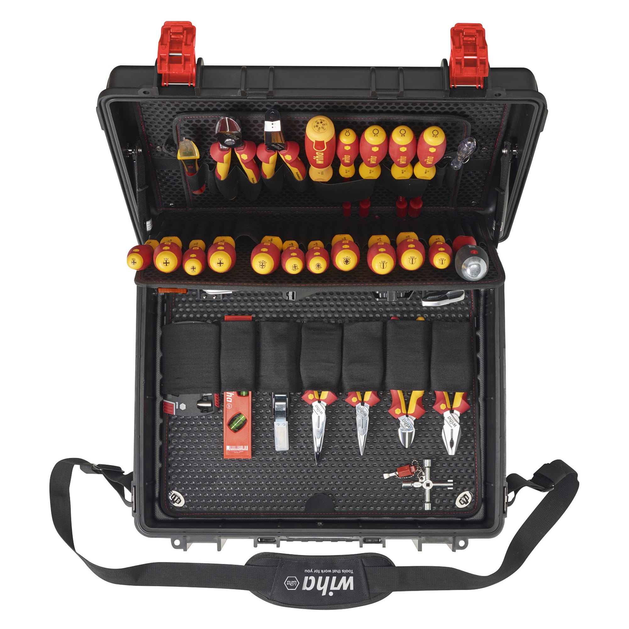 Werkzeugkoffer XL electric 81-tlg. für Elektriker bis 1.000 V AC - Wiha 40523