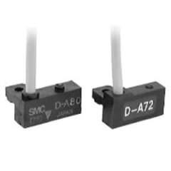 SMC D-A73. D-A72/A73/A80, Reedschalter, Schienenmontage, Eingegossene Kabel, Vertikal