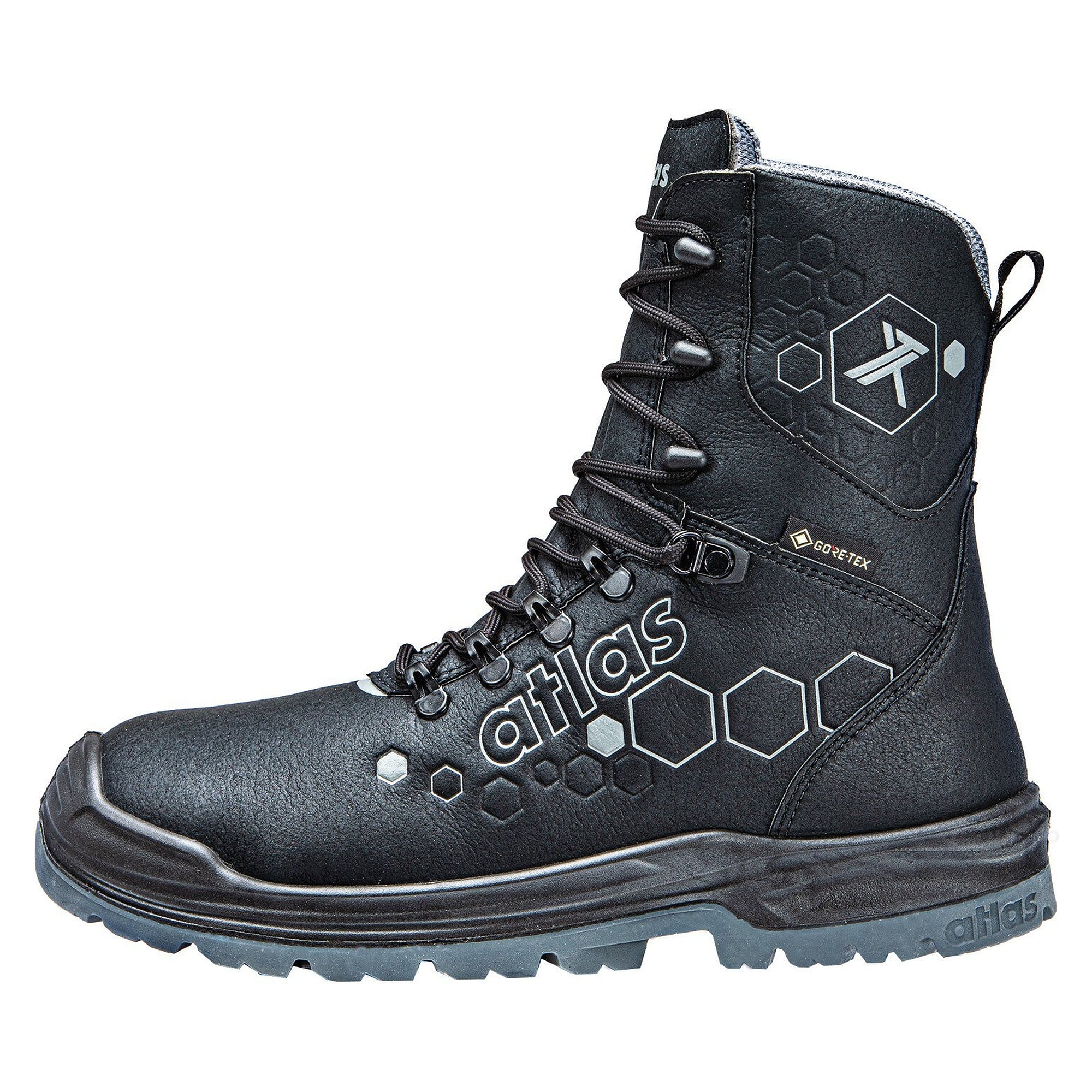 Sicherheitsstiefel S3 SRC XT 1000 GTX, GORE-TEX EXTRAGUARD, XR-Sohle, Stahlkappe, schwarz/anthrazit - Atlas 15100