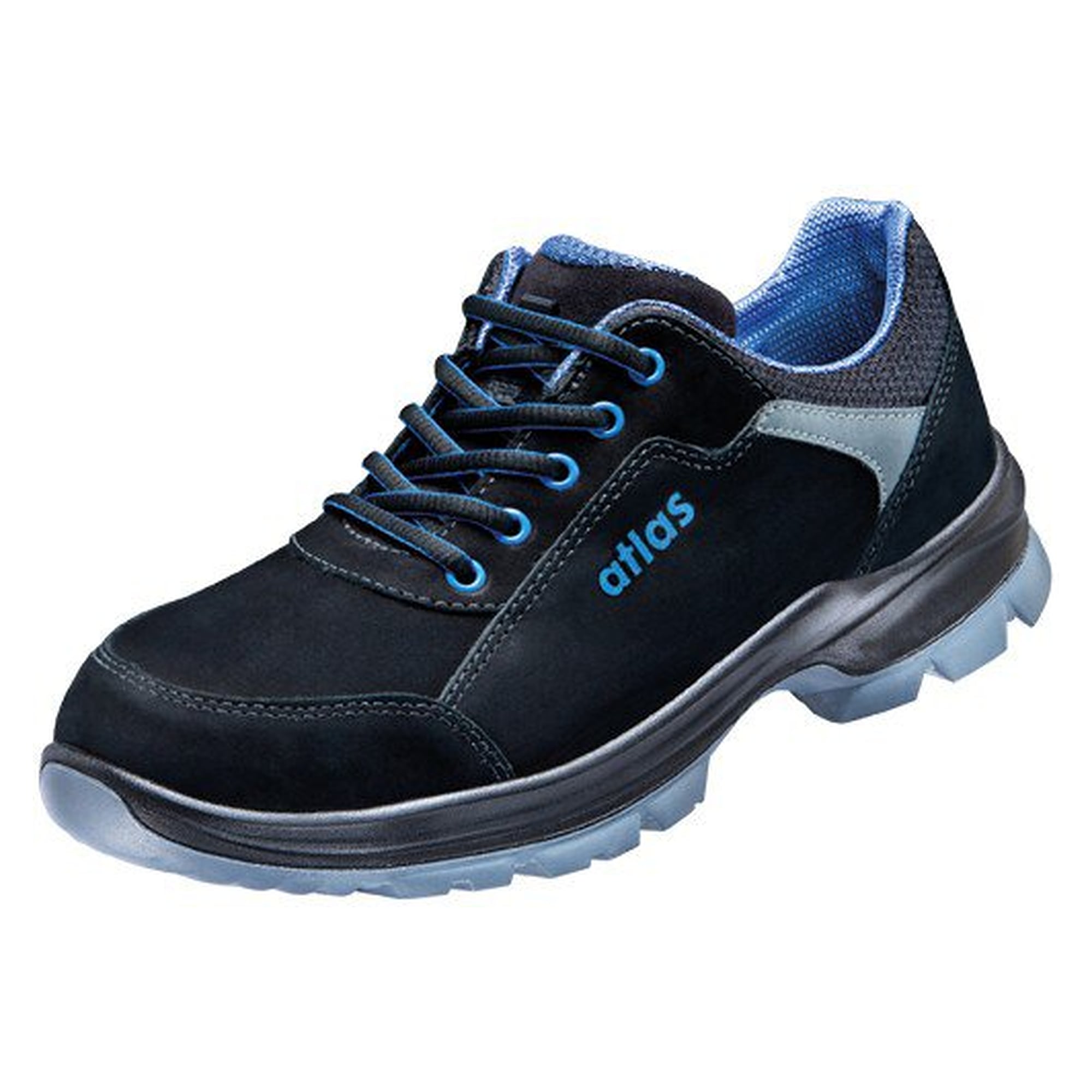 ESD-Sicherheitshalbschuh alu-tec 625 XP 2.0 S3S Weite 12, Nubukleder, schwarz - Atlas 15412