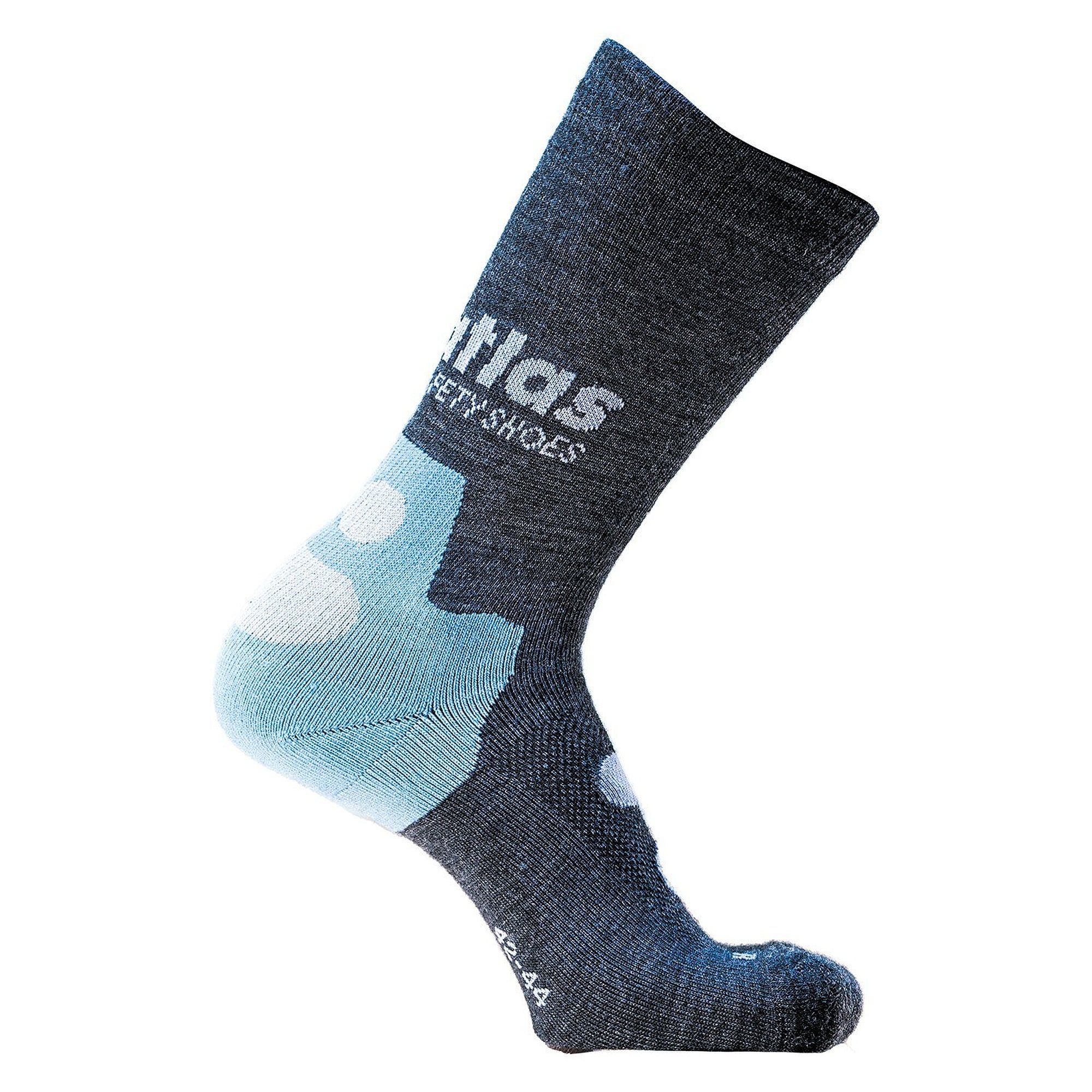 Chaussette de travail All Seasons Workwear Sock pour chaussures de sécurité, gris/gris clair - Atlas 160510