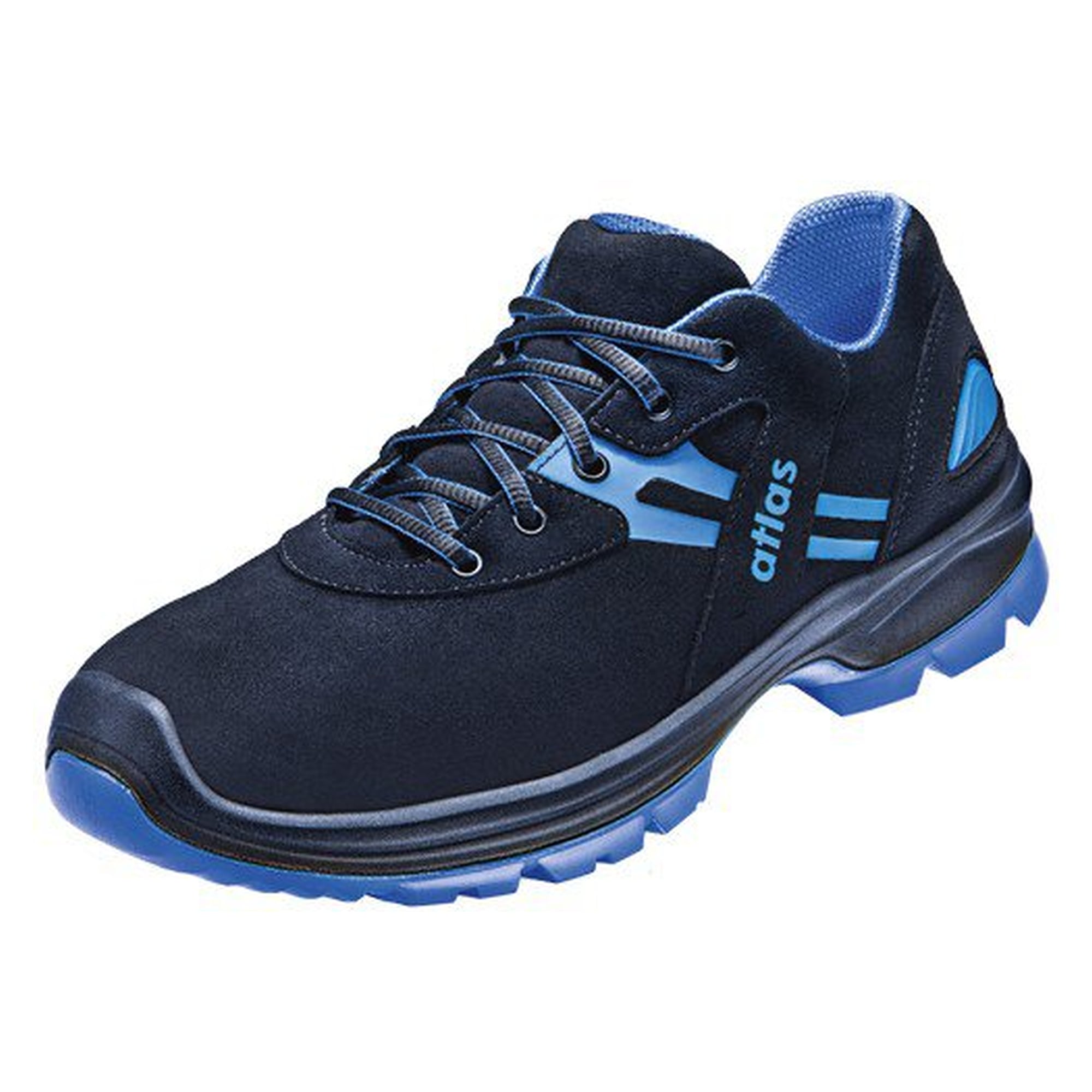 ESD-Sicherheitshalbschuh FLASH 5400 S2, SportLine, Weite 10, schwarz/blau - Atlas 19800
