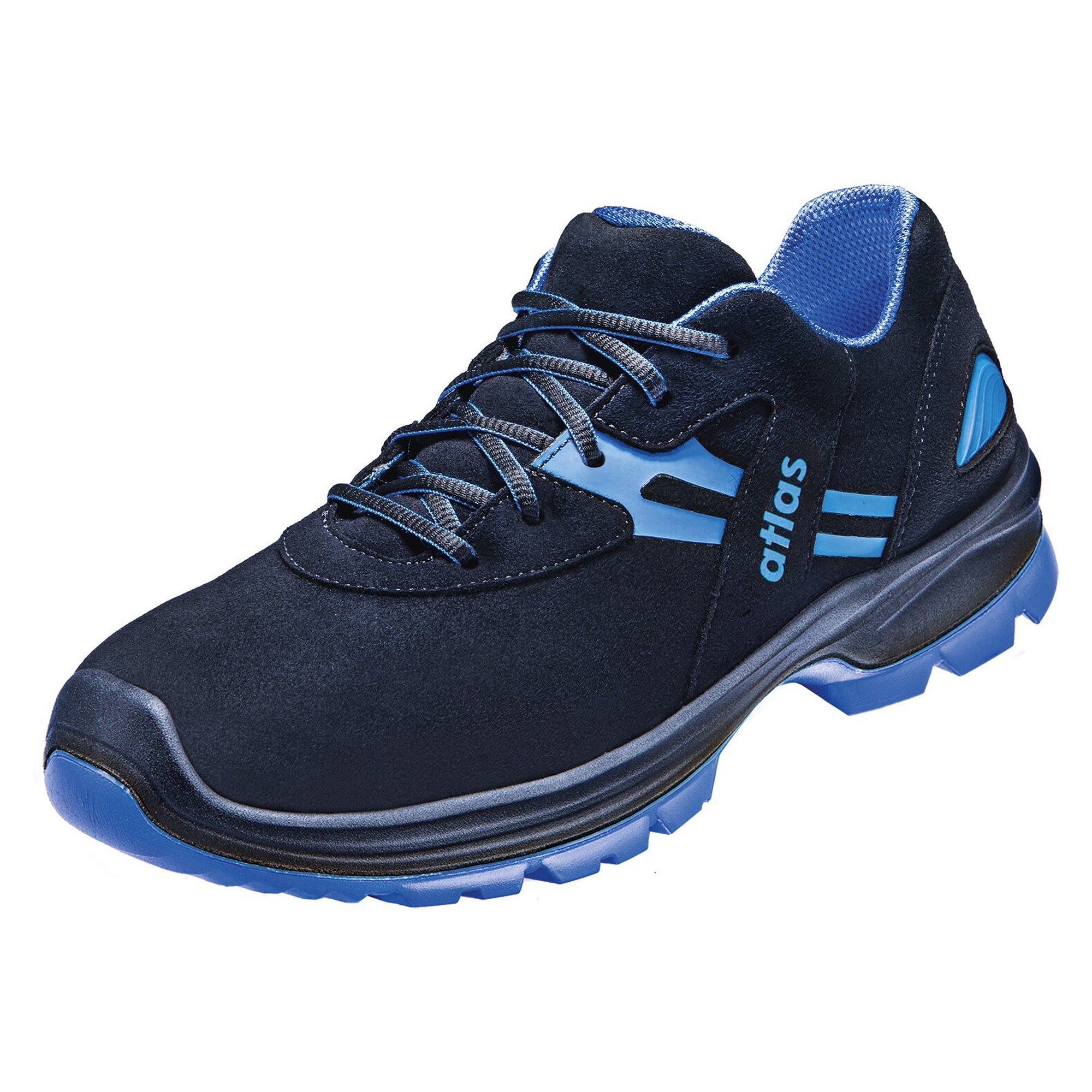 ESD-Sicherheitshalbschuh FLASH 5400 S2, SportLine, Weite 13, schwarz/blau - Atlas 19813