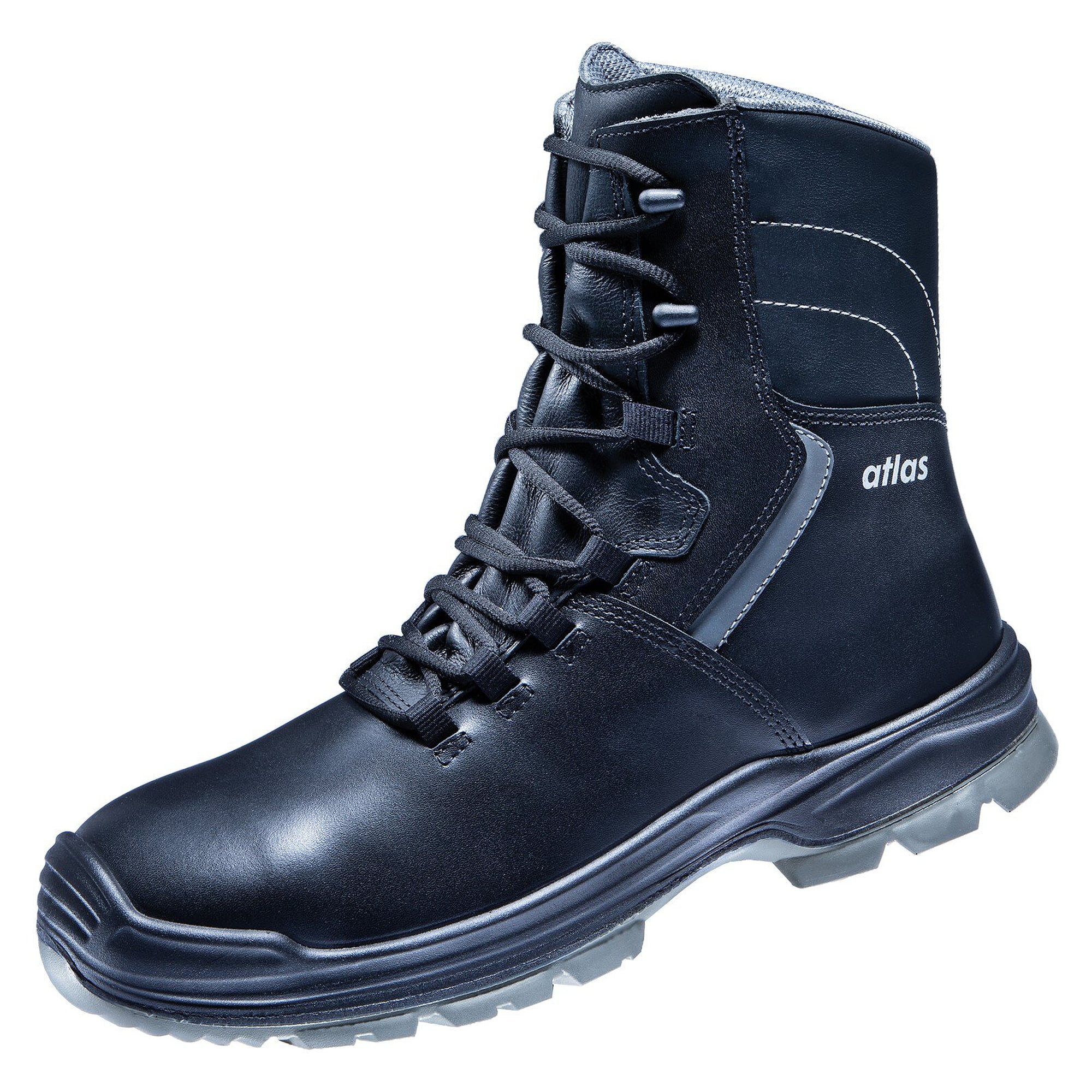 ESD-Sicherheitsstiefel C 855 XP Thermo S3, Waterproof-Rindleder, Webpelzfütterung, Weite 10, schwarz - Atlas 23000