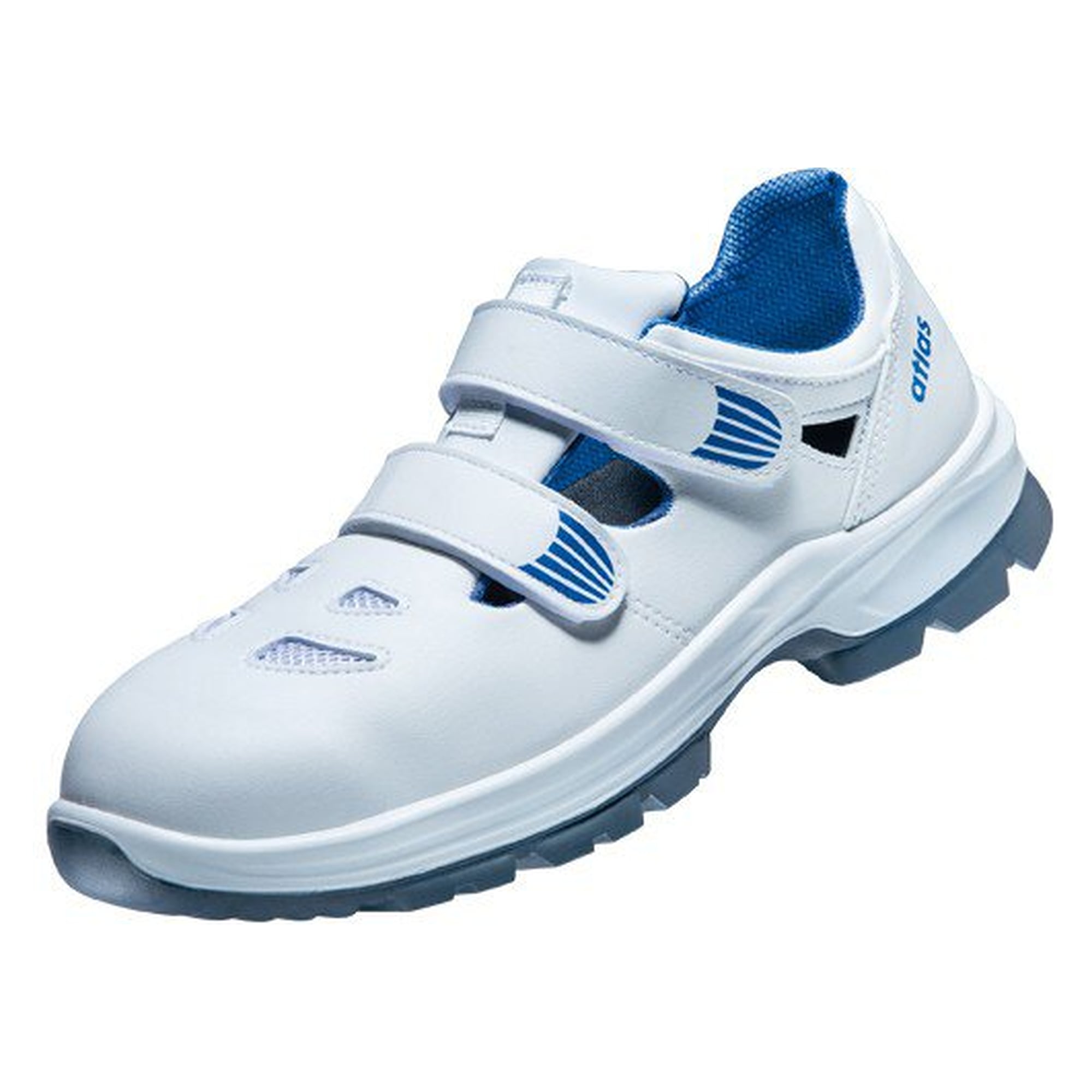 ESD safety sandal CL 46 2.0 S1, CleanLine upper, width 10, white - Atlas 24200
