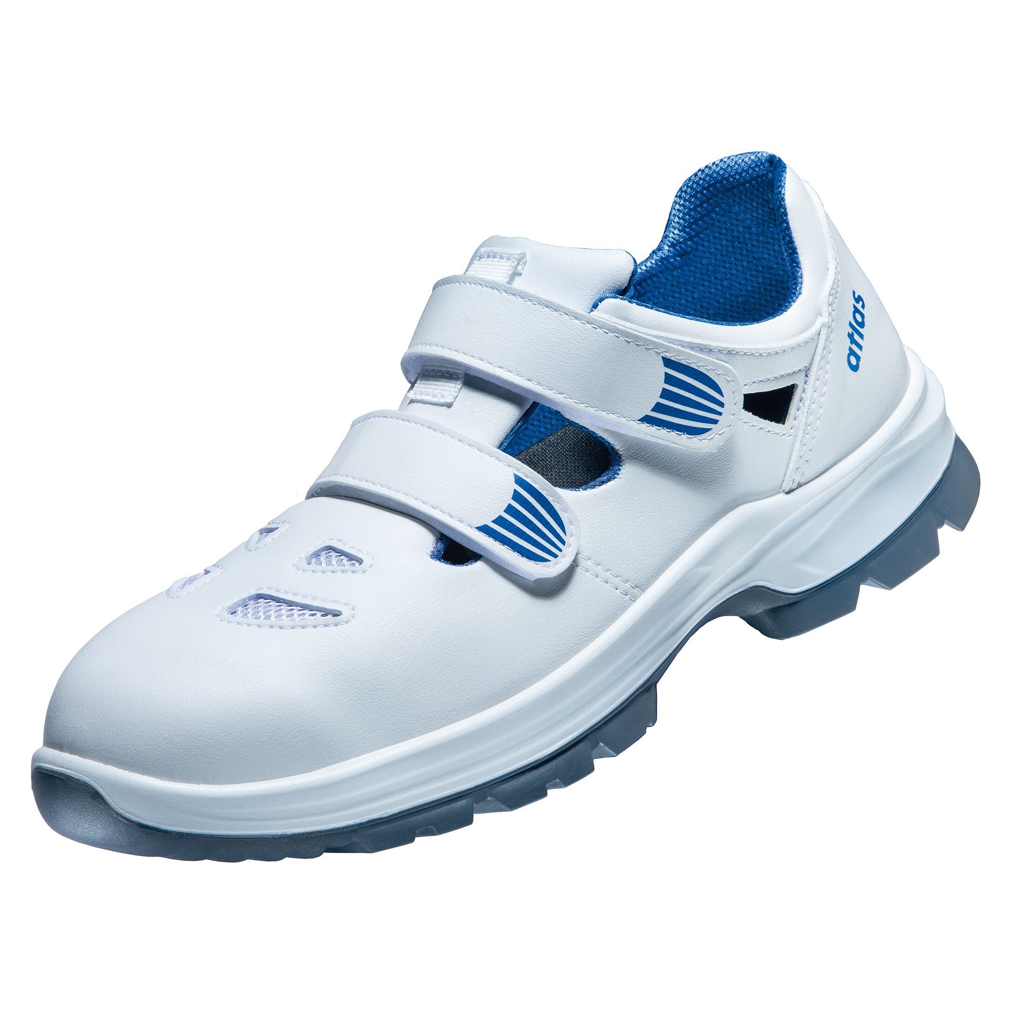 ESD safety sandal CL 46 S1, CleanLine upper, width 12, white - Atlas 24212
