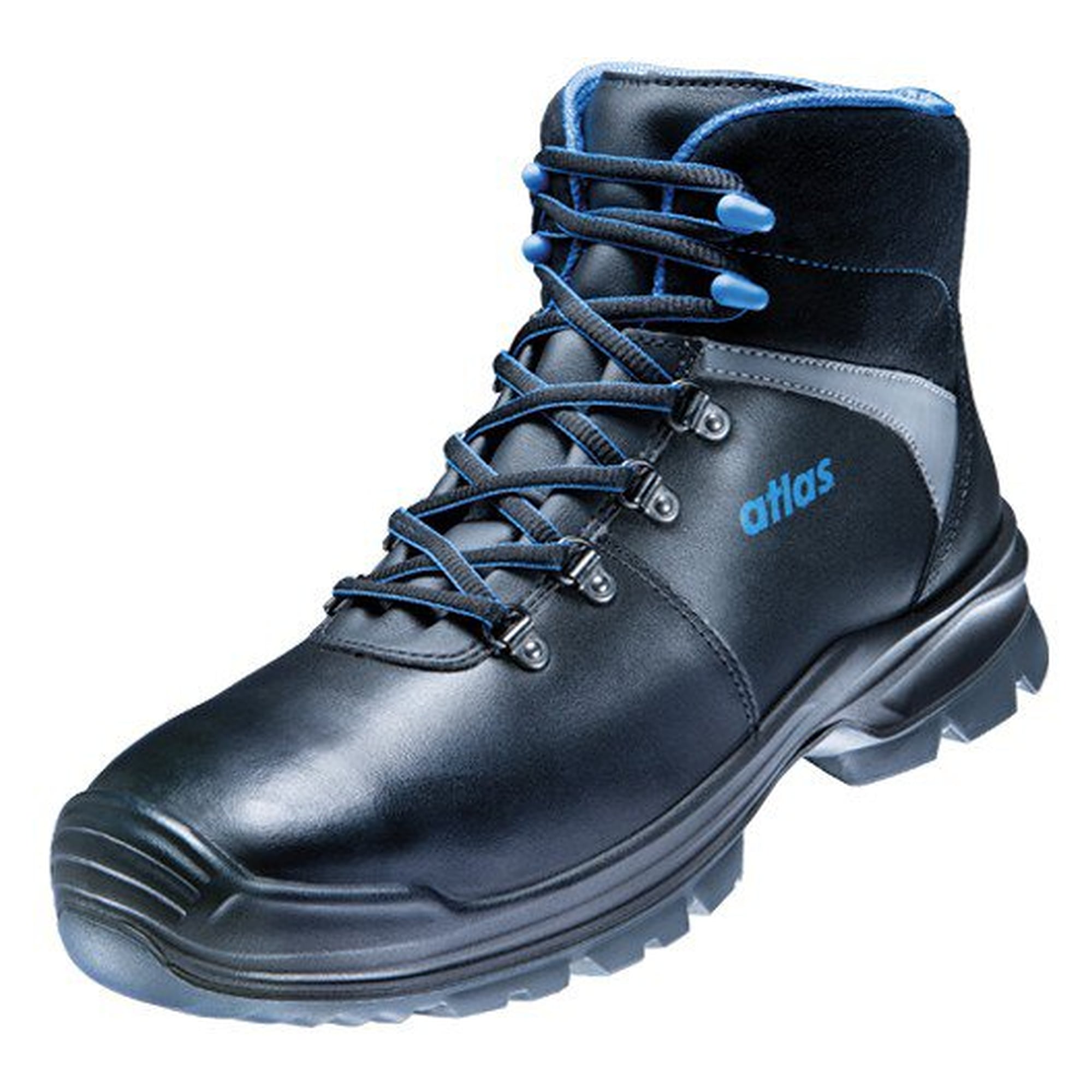 ESD-Sicherheitsstiefel SL 535 XP 2.0 S3S, Waterproof-Glattleder, schwarz/blau - Atlas 25800