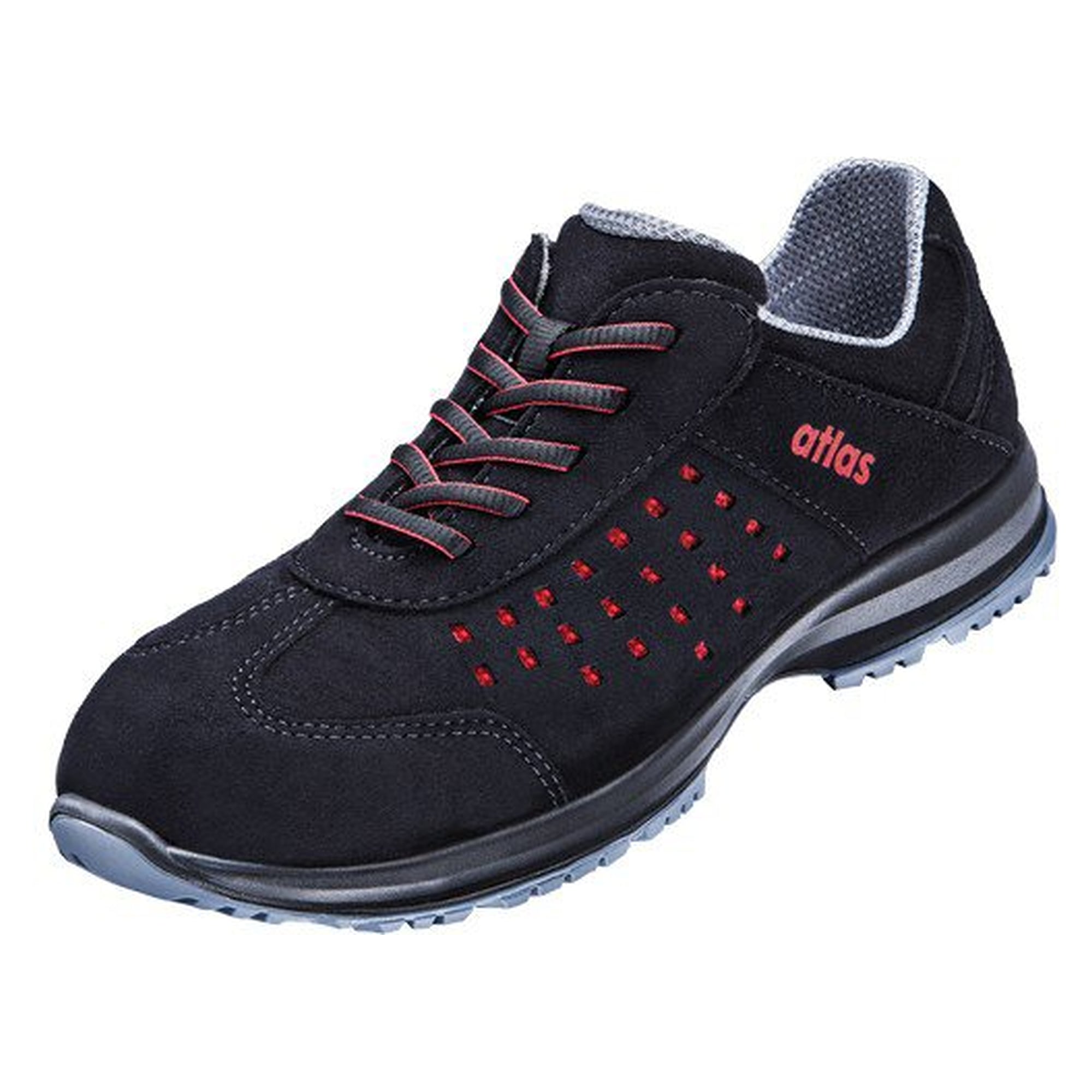 ESD-Sicherheitshalbschuh GX 133 red 2.0 S1 Damen, SportLine-Gewebe, schwarz/rot - Atlas 28500