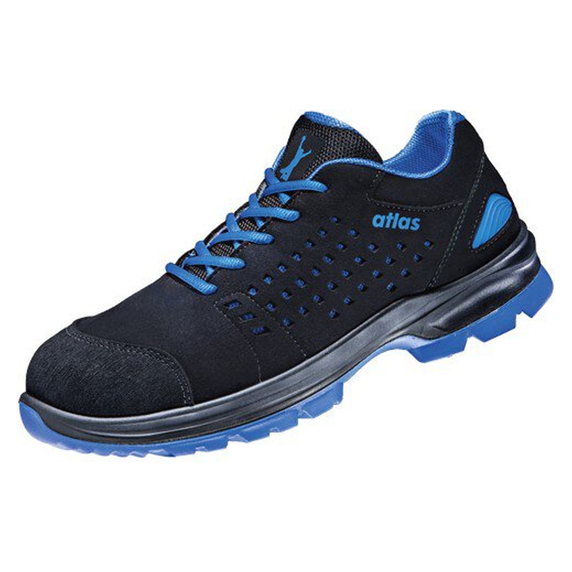 ESD-Sicherheitshalbschuh SL 405 XP blue 2.0 S1PS, Weite 12, Sportline, schwarz/royalblau - Atlas 29912
