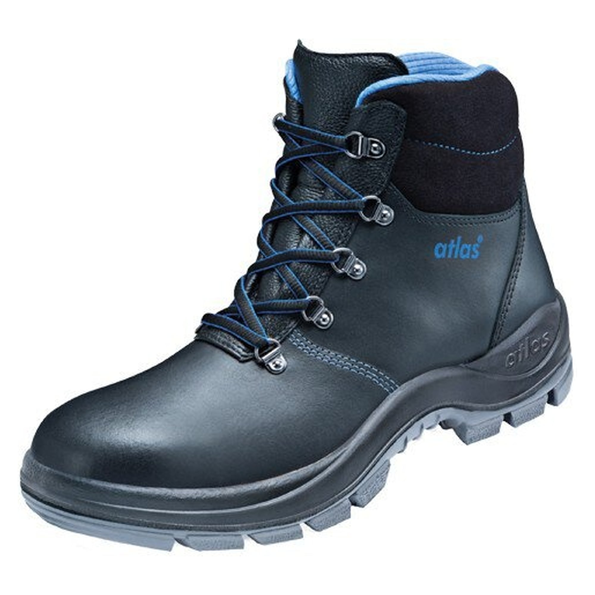 Chaussure de sécurité Duo Soft 725 HI HRO S3 SRC, cuir lisse Waterproof, largeur 10, noir - Atlas 3000